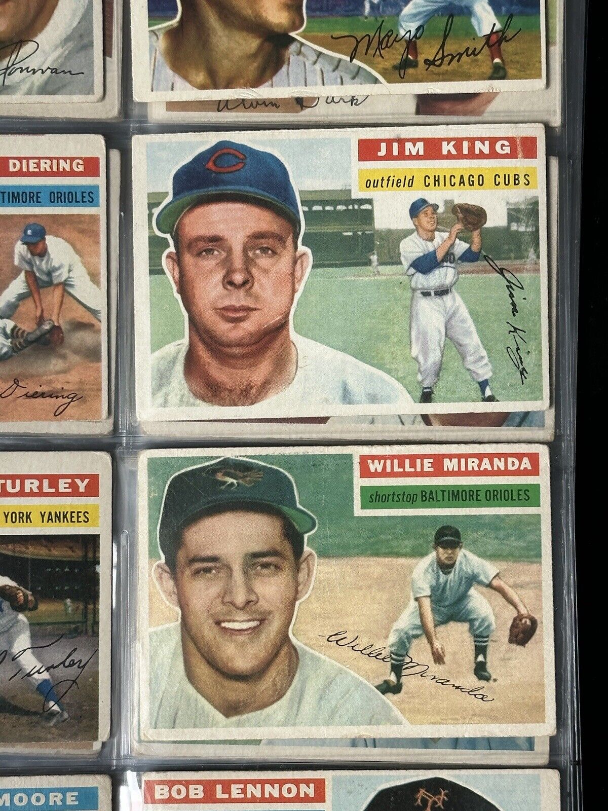 1956 Topps Baseball Starter Set Lot of 48 Different Gray Backs Overall VG/VG-EX