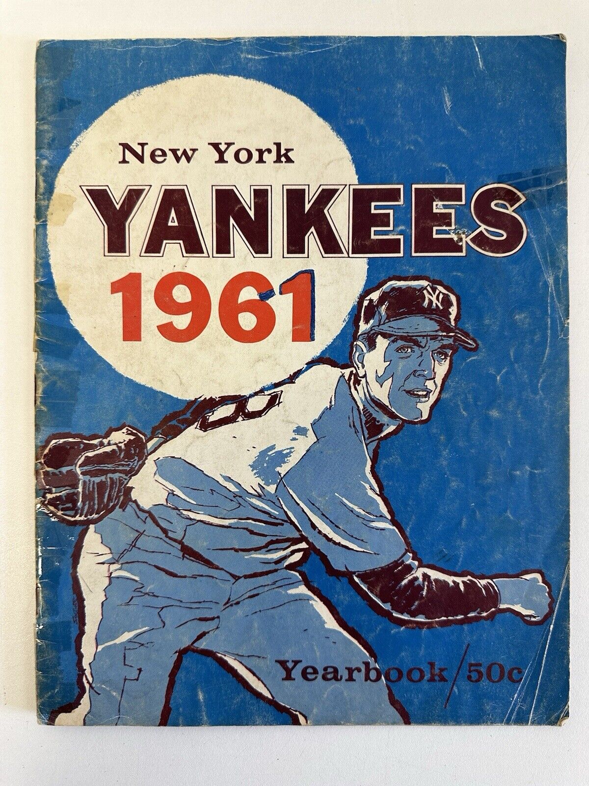 Lot of 2 Diff 1961 New York Yankees Yearbooks Jay & Official versions Low Grade