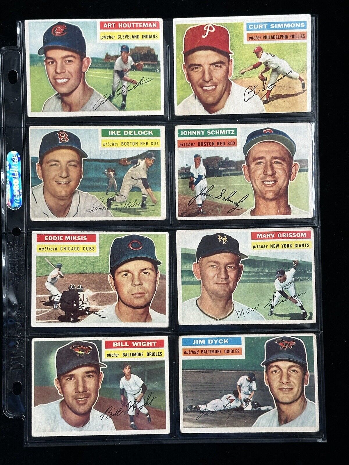 1956 Topps Baseball Starter Set Lot of 48 Different Gray Backs Overall VG/VG-EX