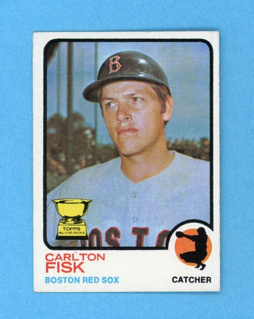 1973 Topps #193 Carlton Fisk Boston Red Sox Baseball Card EX