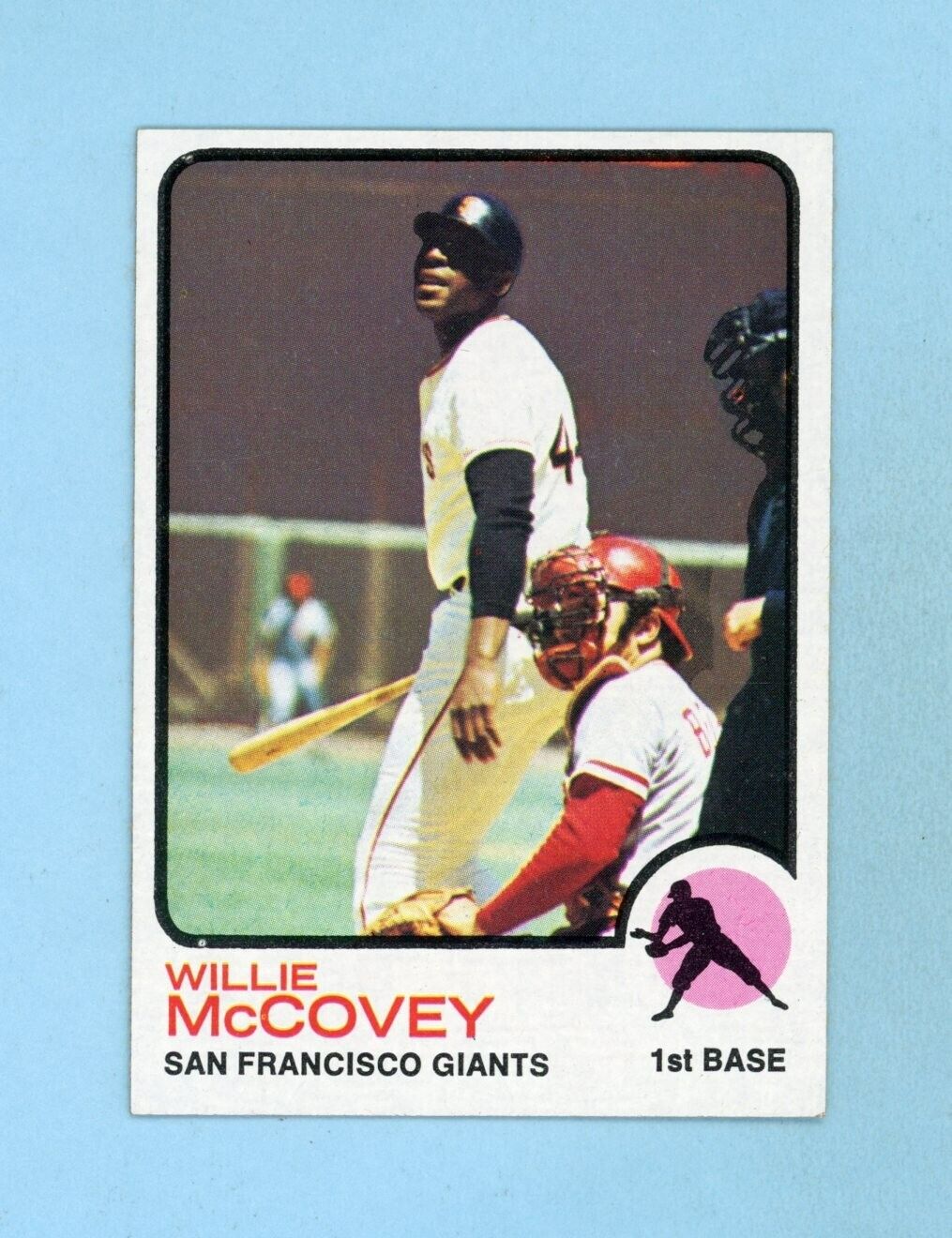 1973 Topps #410 Willie McCovey San Francisco Giants Baseball Card NM