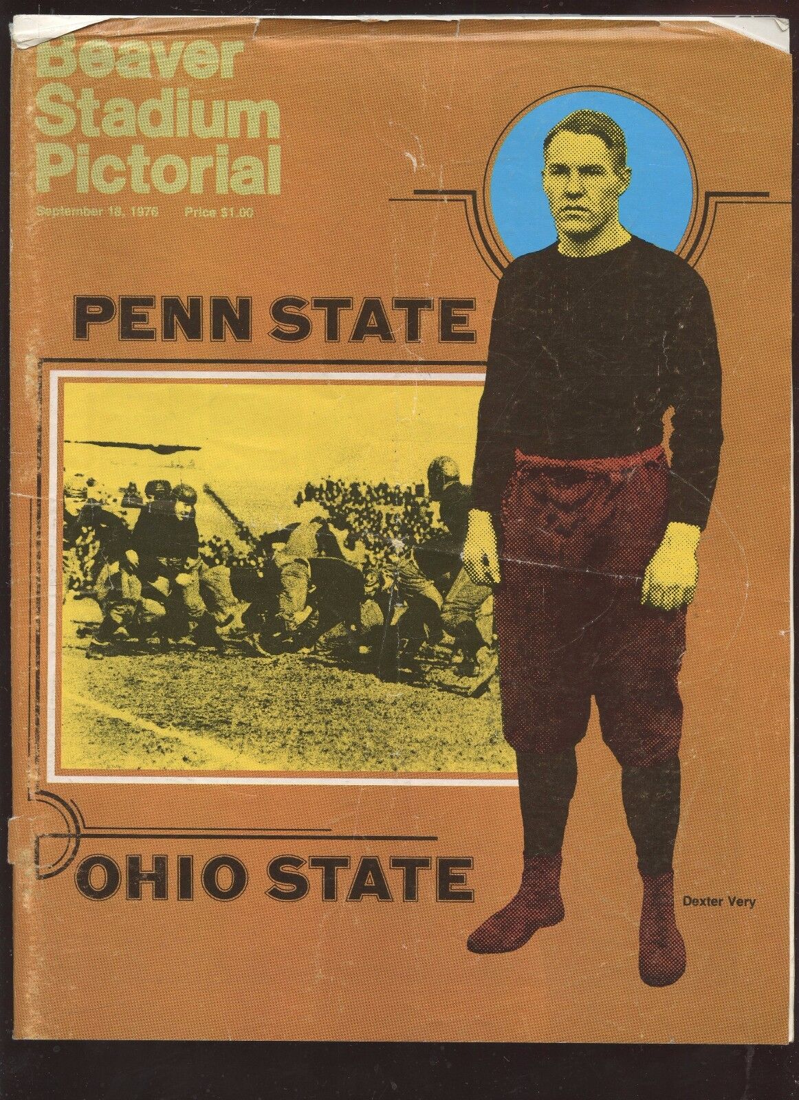 September 18 1976 NCAA Program Ohio State at Penn State