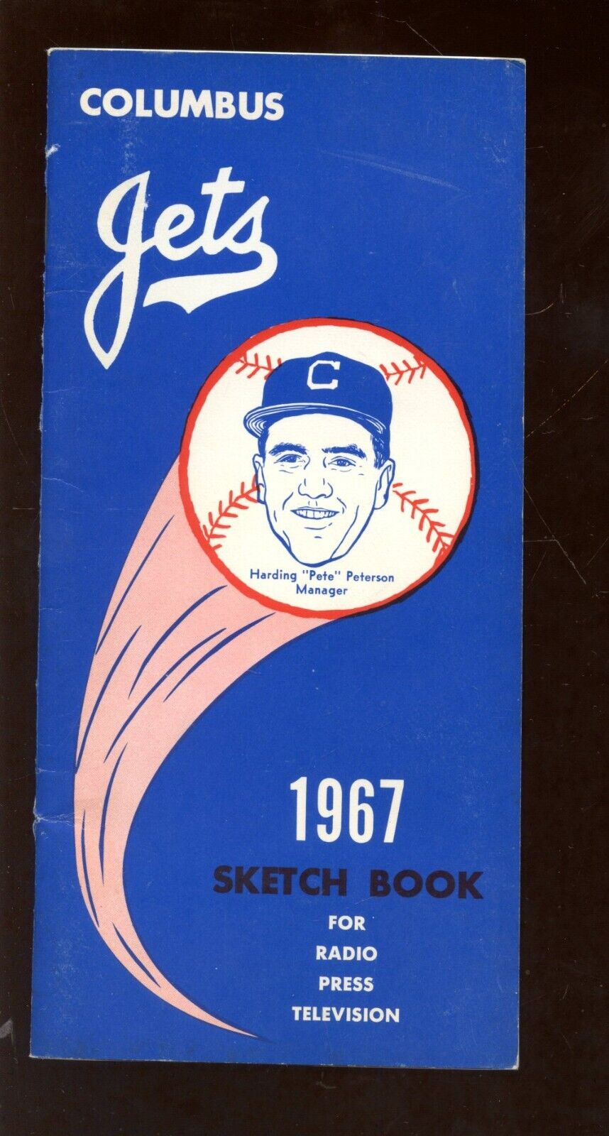 1967 Columbus Jets Baseball Team Pittsburgh Pirates AAA Sketch Book EXMT