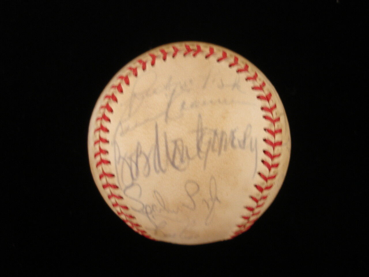 1972 Boston Red Sox Team Autographed AL Baseball - 23 Signatures 