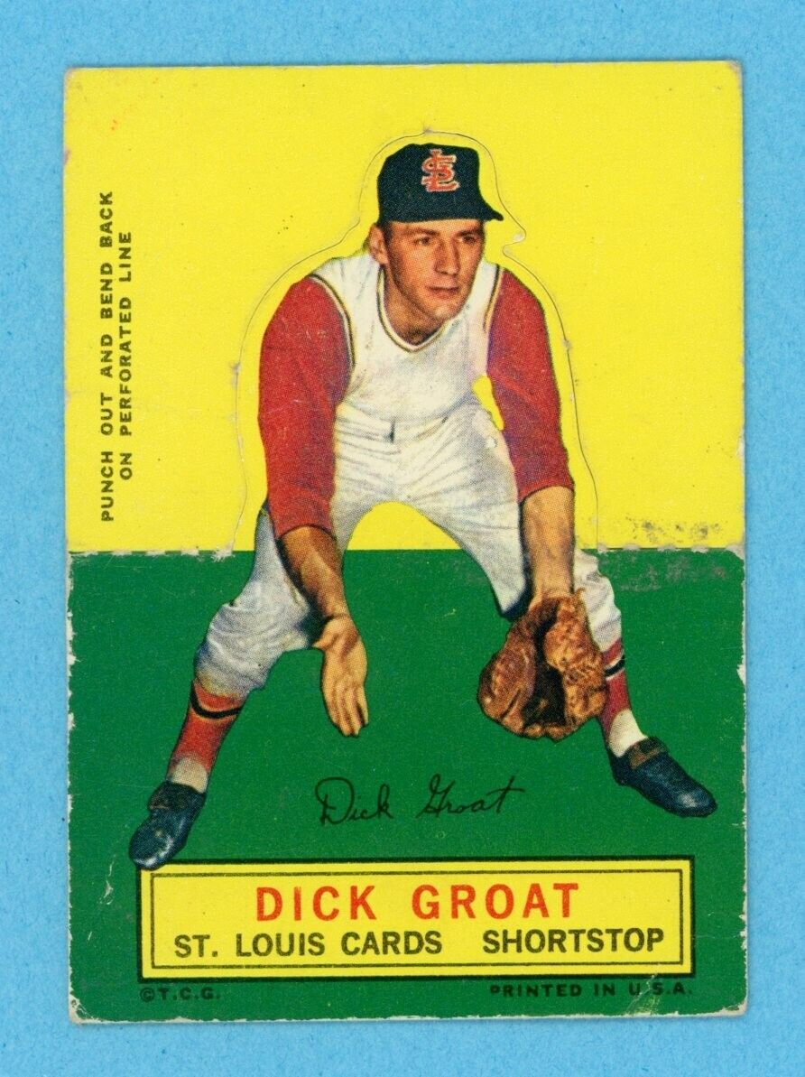 1964 Topps Stand-Up Dick Groat St. Louis Cardinals Baseball Card Low Grade