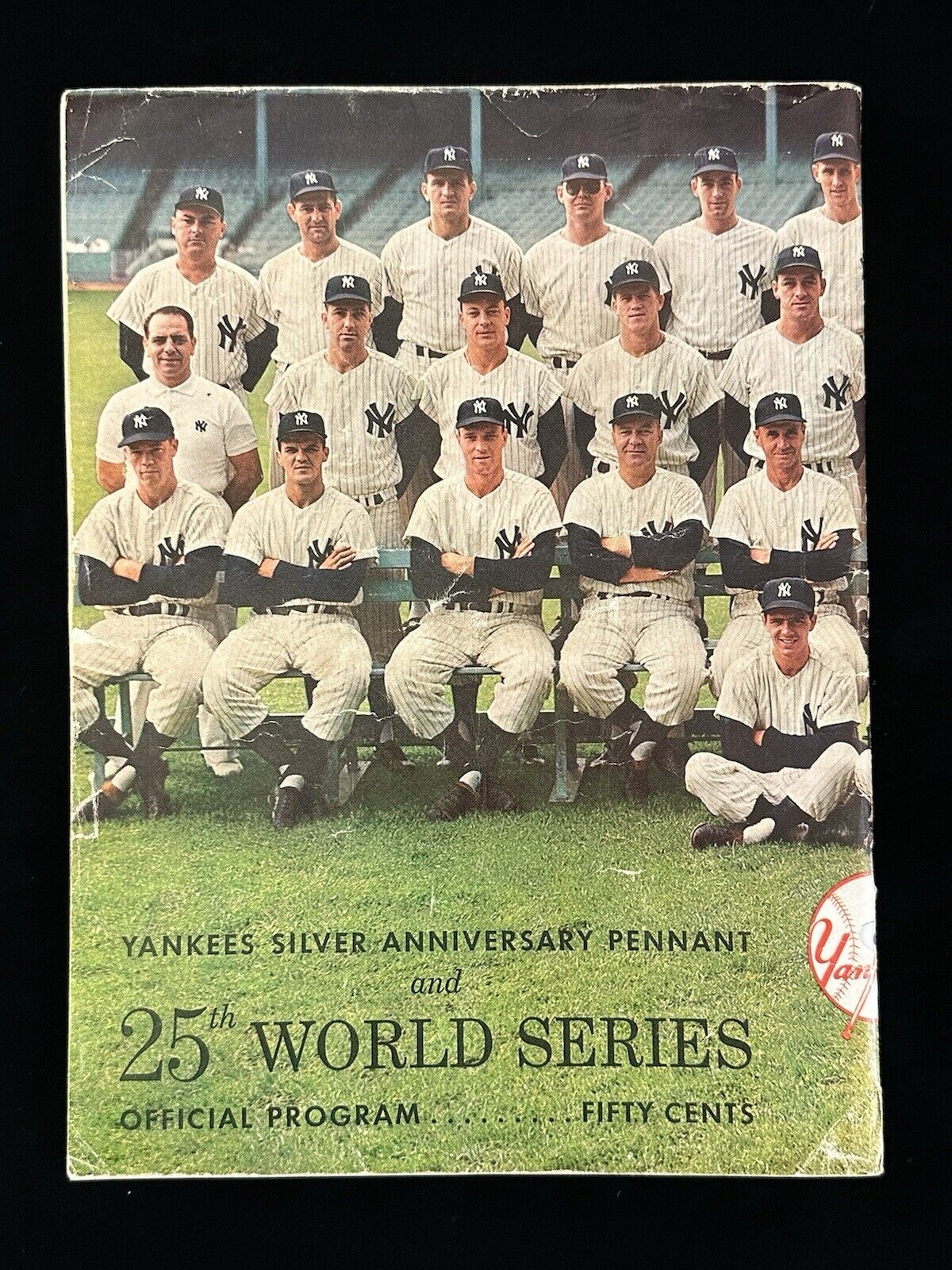 1960 New York Yankees World Series Program vs Pittsburgh Pirates - VG+ unscored