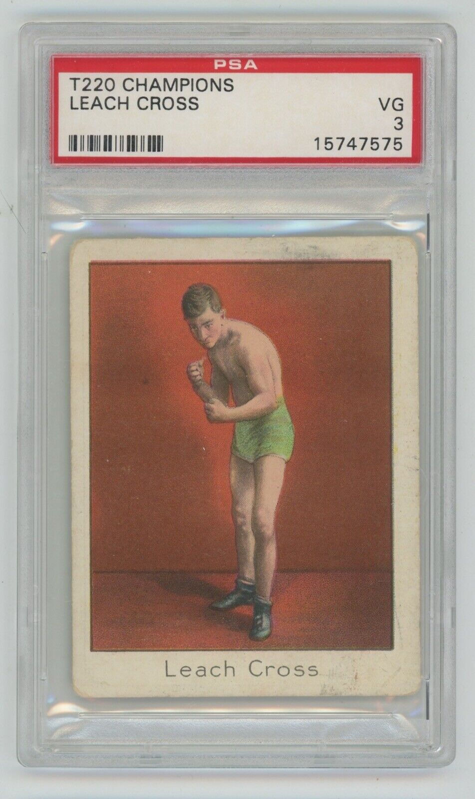 T220 Mecca Cigarettes Champions Leach Cross • PSA 3 VG