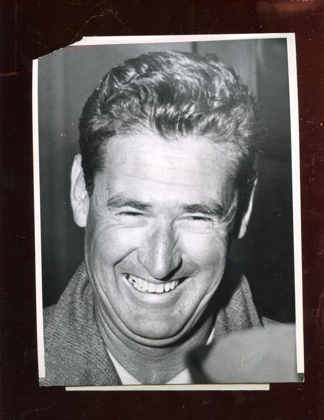 Original Jan 22 1960 Ted Williams Laughing Wire Photo