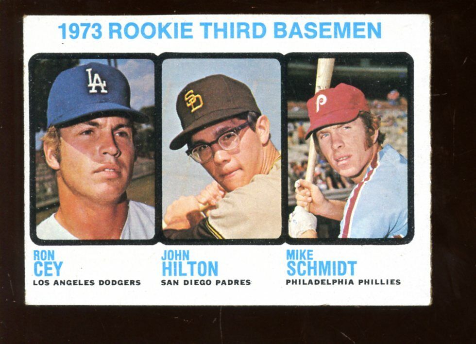 1973 Topps Baseball Card HIGH #615 Mike Schmidt Rookie EX