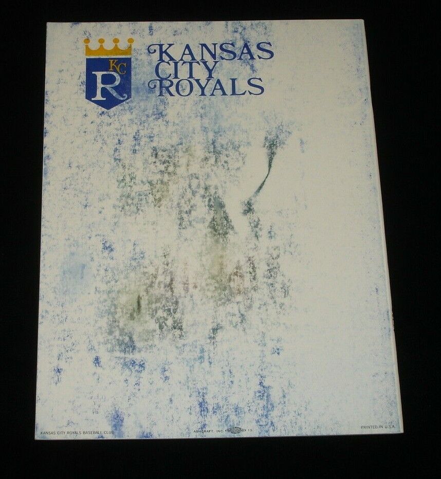 1969 Kansas City Royals Inaugural First Year MLB Baseball Yearbook EX-MT