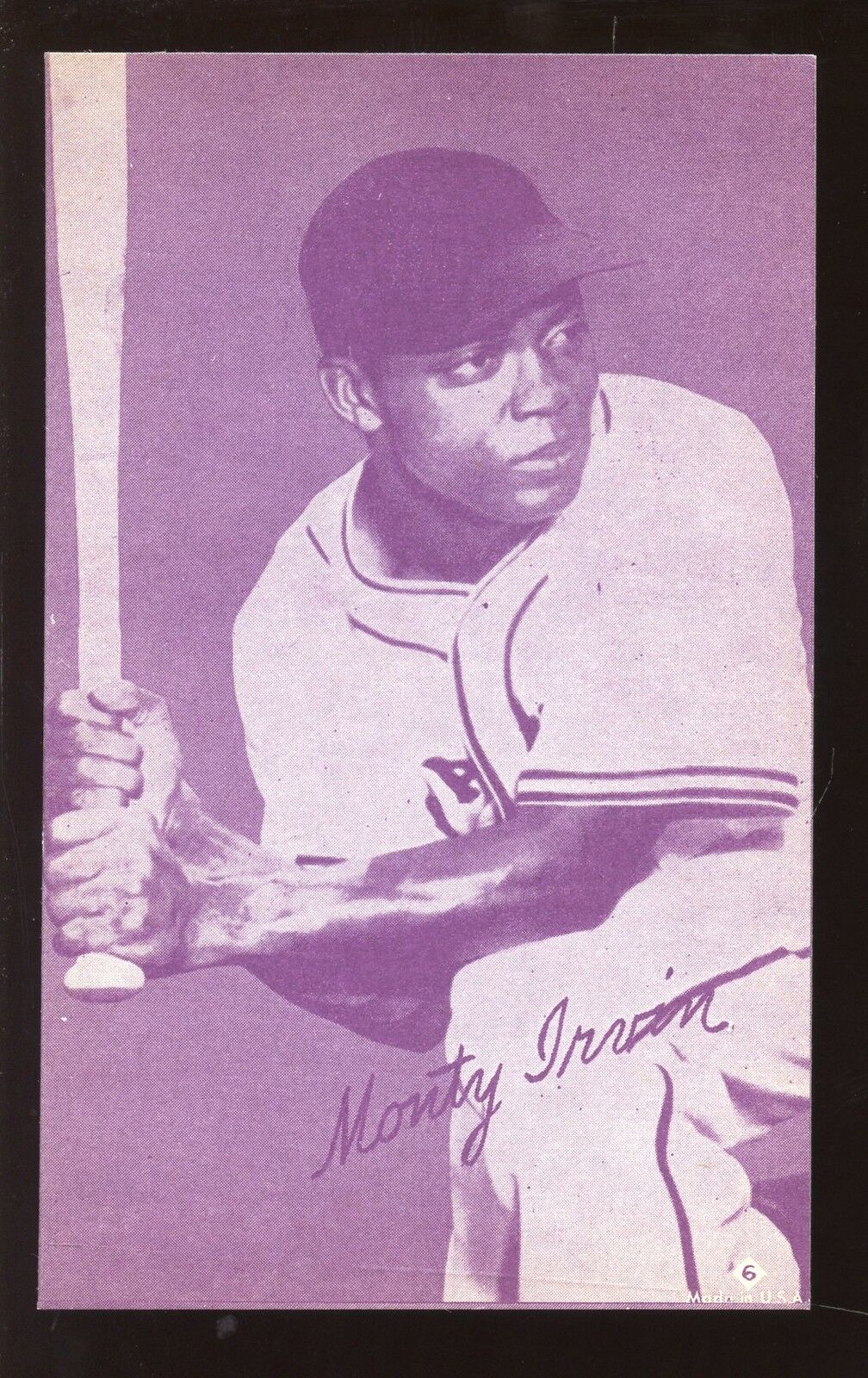 1953 Canadian Exhibit Baseball Card #6 Monte (Monty) Irvin NM