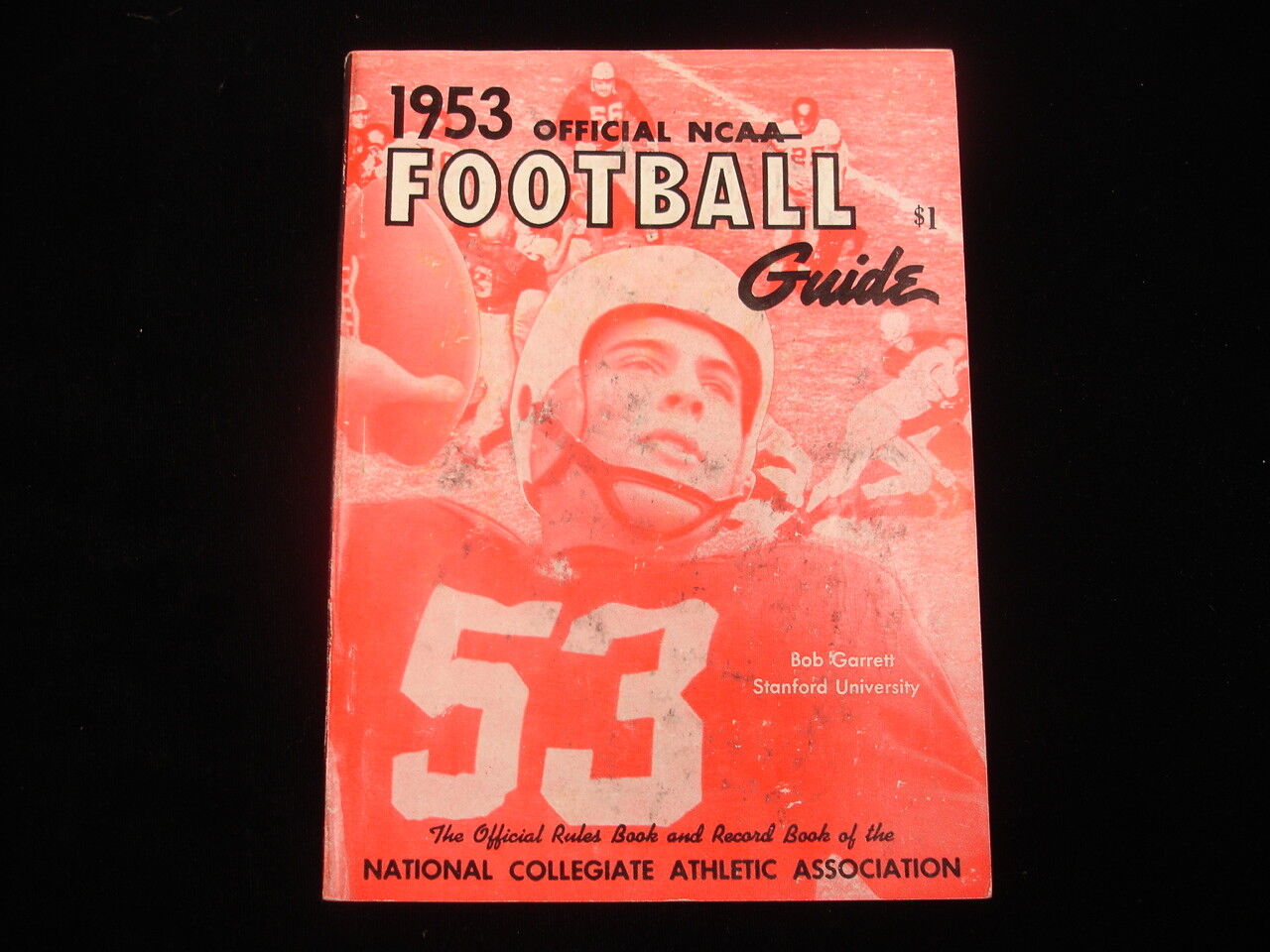 1953 Official NCAA Football Guide - Bob Garrett Cover