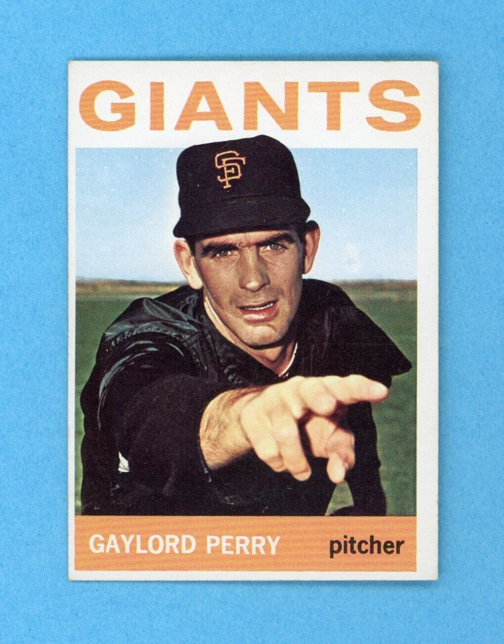 1964 Topps #468 Gaylord Perry San Francisco Giants Baseball Card Ex/Mt o/c