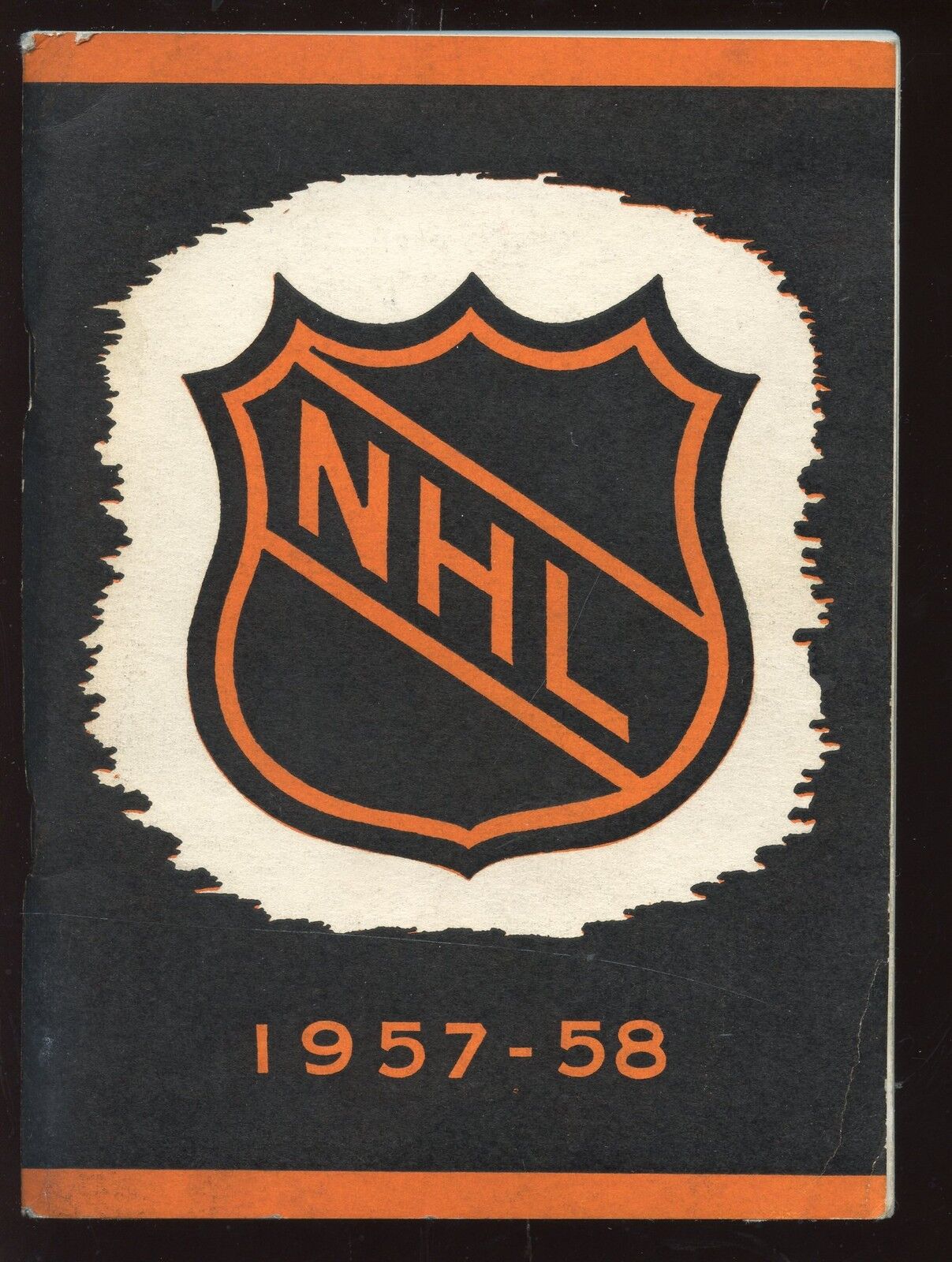 1957-58 NHL Hockey Press & Radio Media Guide EX+