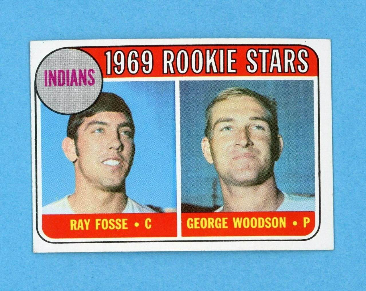 1969 Topps #244 Indians Rookie Stars Ray Fosse Baseball Card EX+