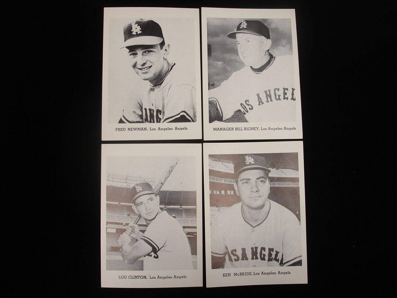 Set of 12 1964 Jay Publishing Los Angeles Angels Photographs