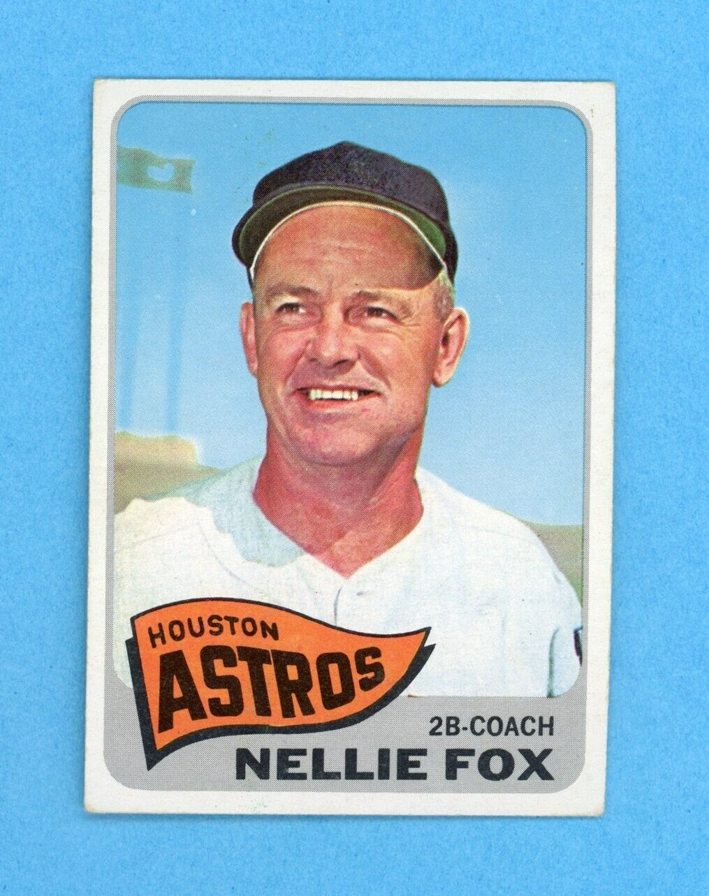 1965 Topps #485 Nellie Fox Houston Astros Baseball Card Vg/Ex