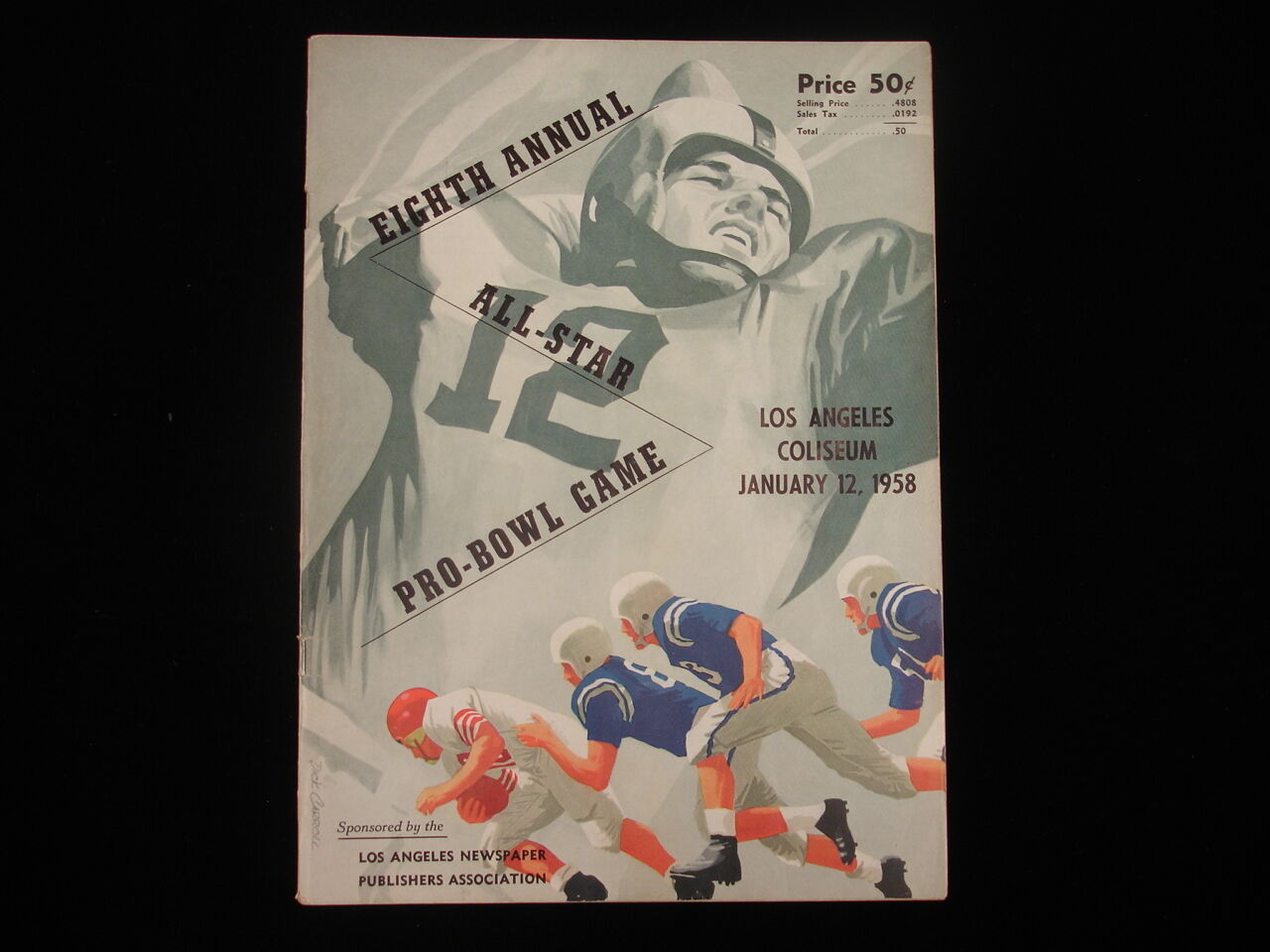 January 12, 1958 NFL All-Star Game Program