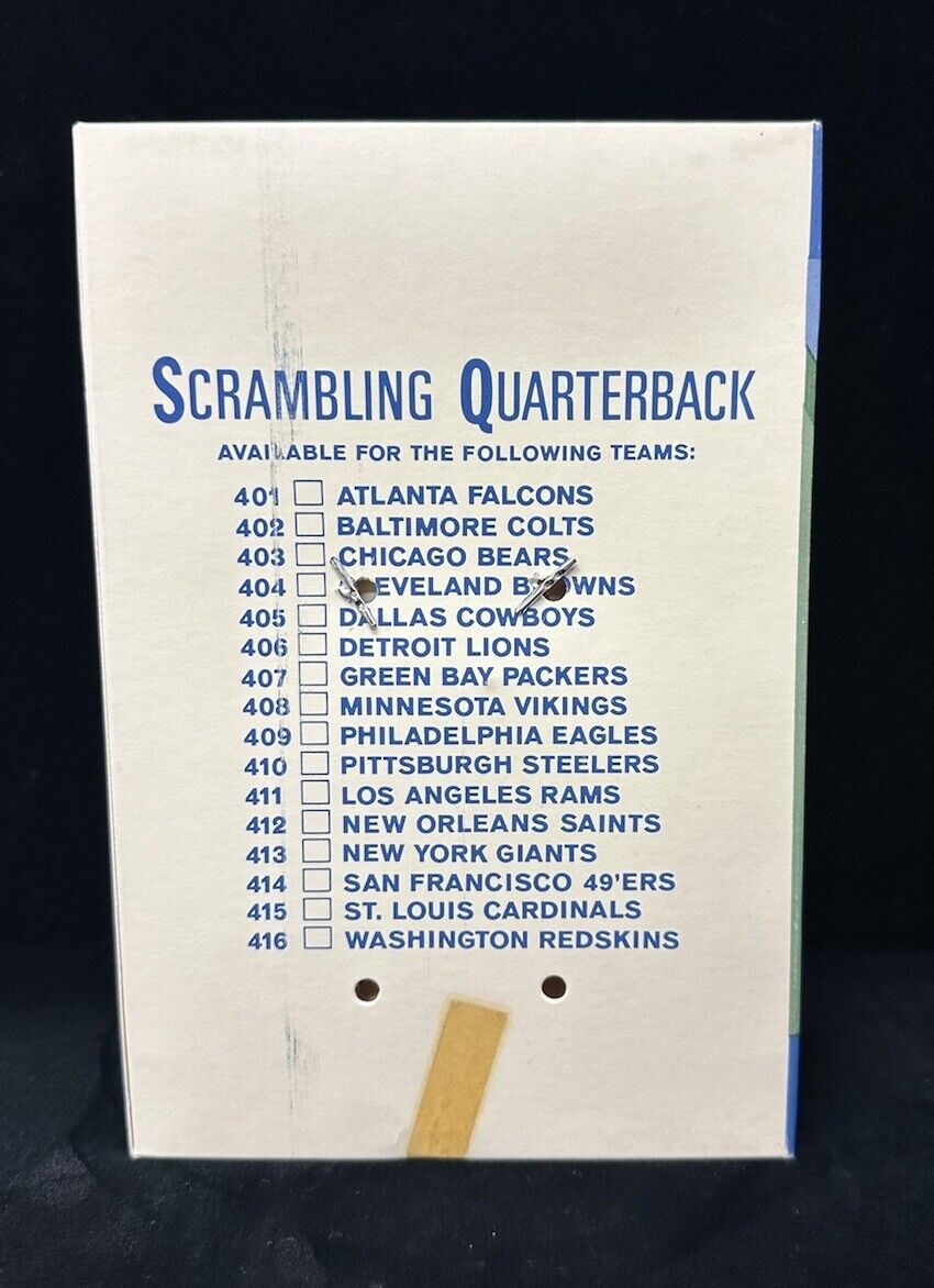 circa 1970’s New York Giants Scrambling Quarterback Horsman Doll in Original Box