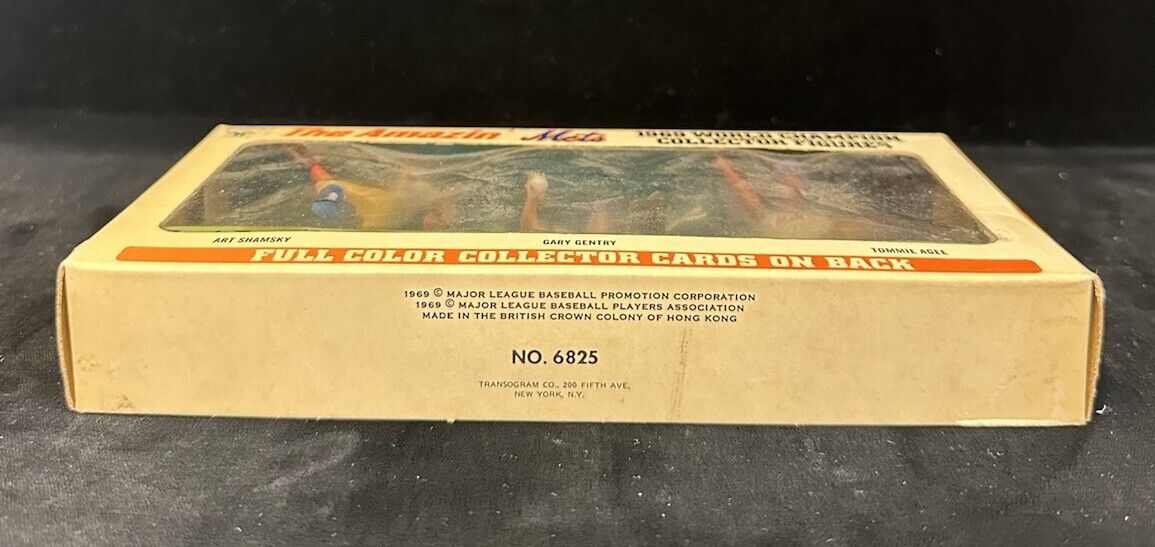 1969 New York Mets Unopened Transogram Box Art Shamsky Gary Gentry Tommie Agee