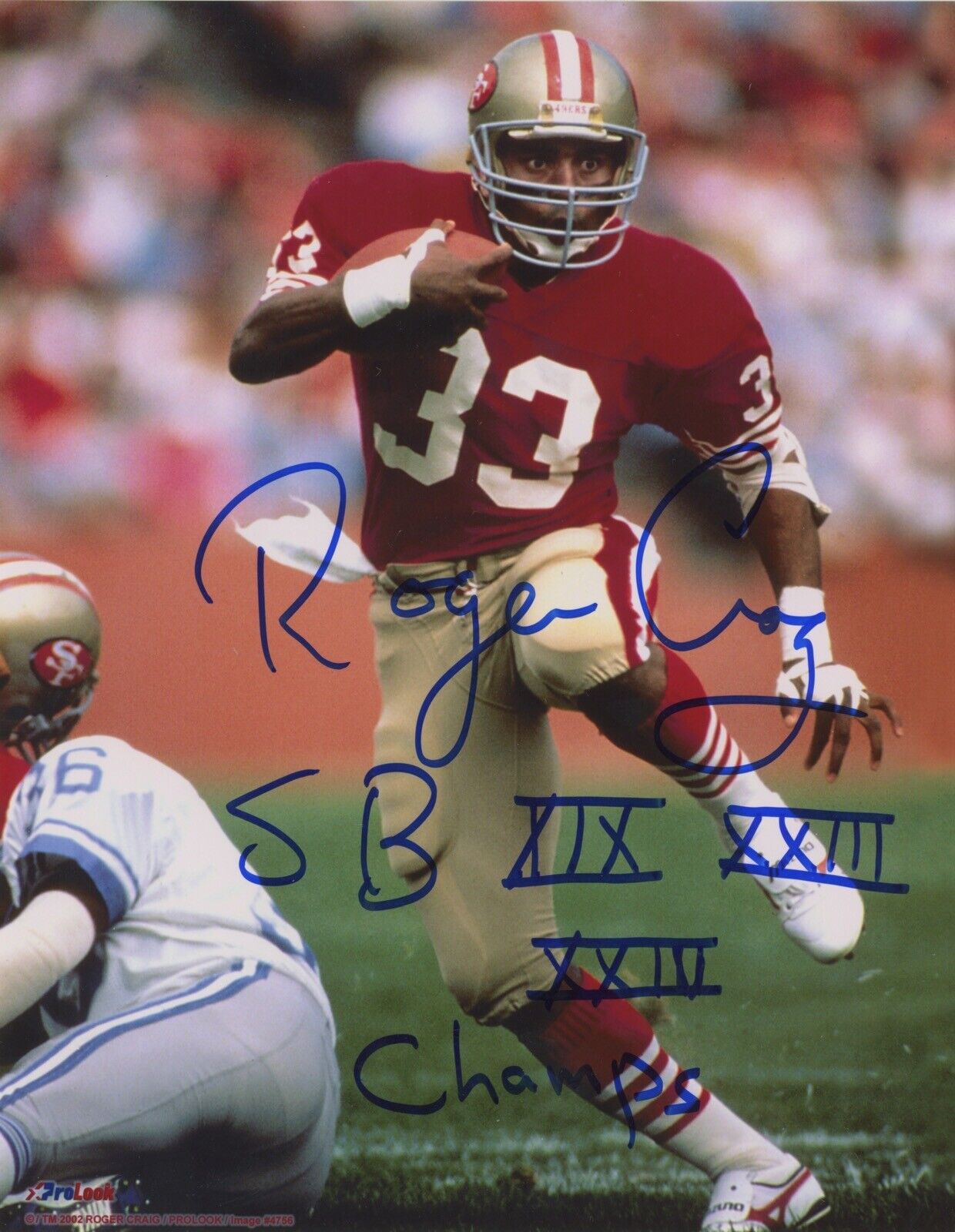 Roger Craig San Francisco 49ers Signed Inscribed 8x10 Photo Auto w B&E Hologram