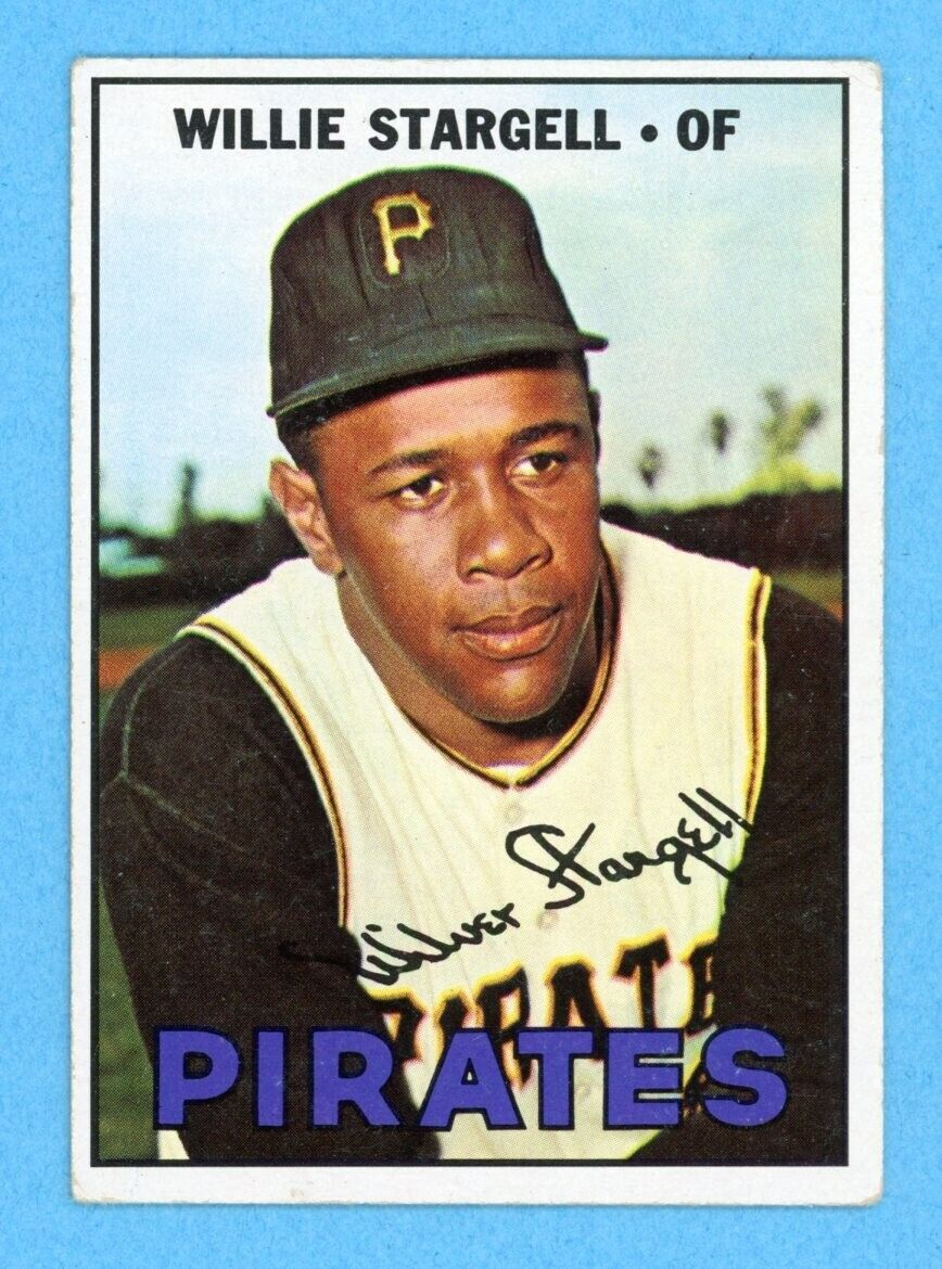 1967 Topps #140 Willie Stargell Pittsburgh Pirates Baseball Card Vg/Ex