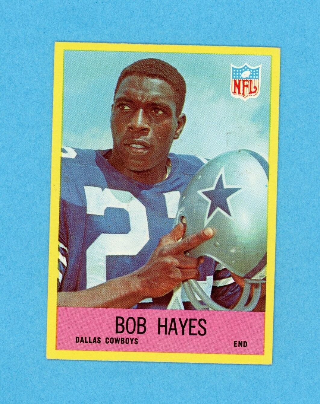 1967 Philadelphia #52 Bob Hayes Dallas Cowboys Football Card EX+