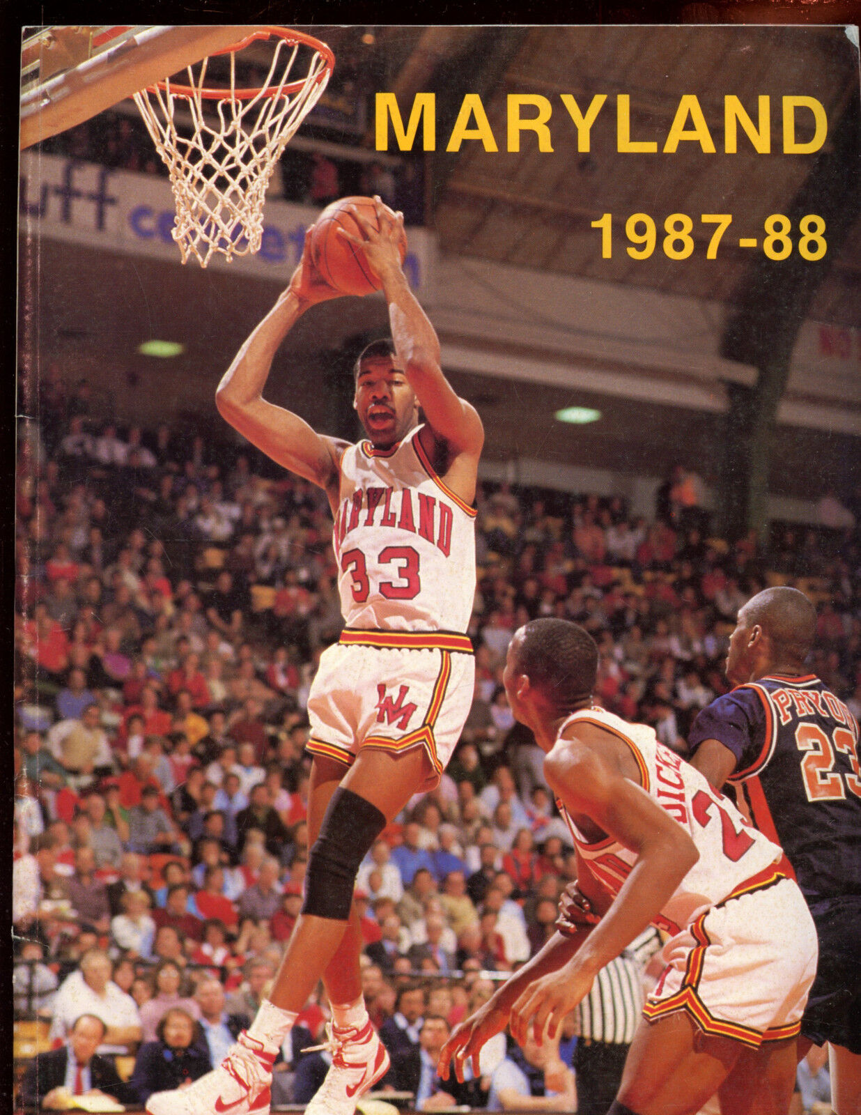 1987/1988 NCAA Basketball Maryland Yearbook EXMT