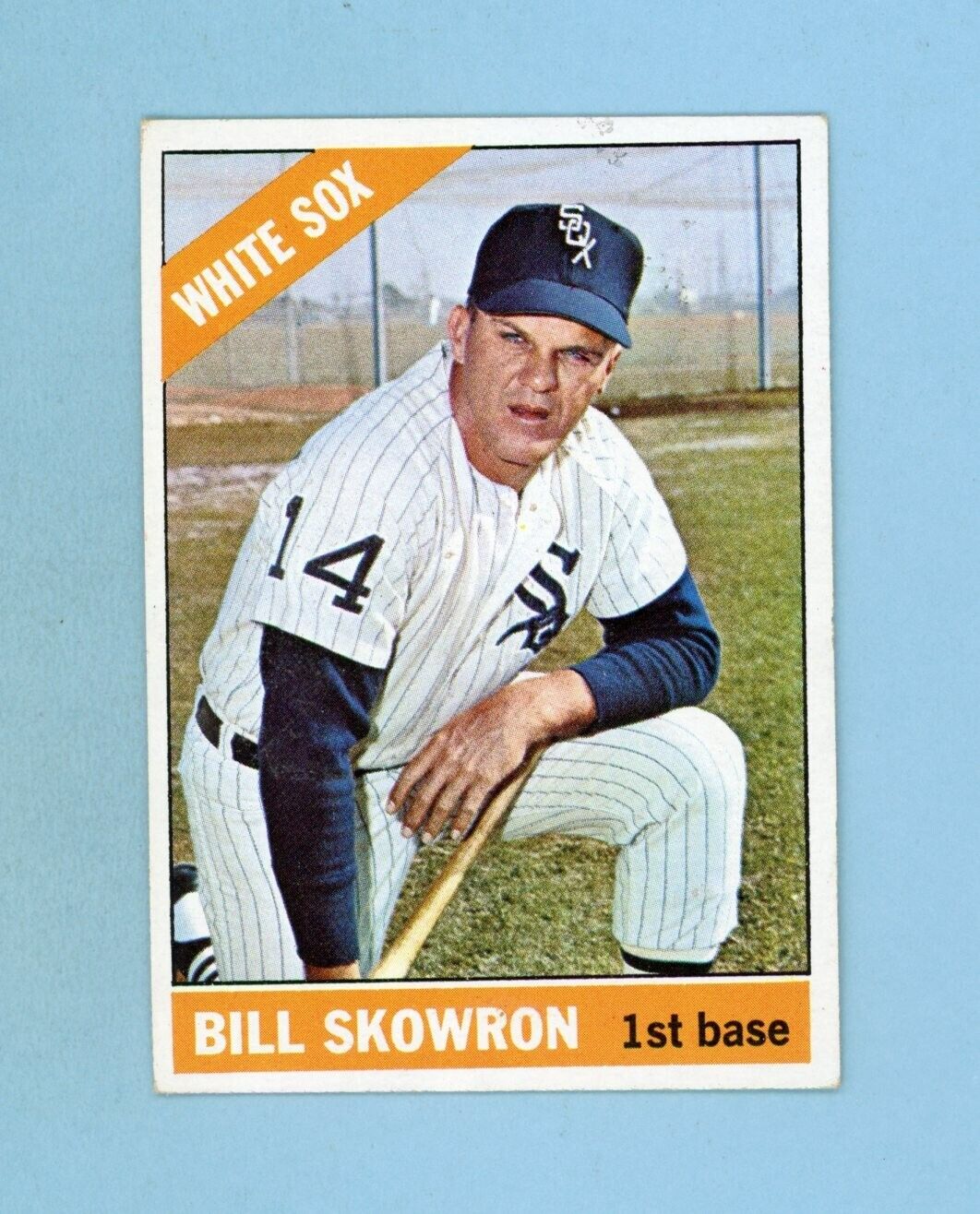 1966 Topps #590 Bill Skowron Chicago White Sox High Number Baseball Card Ex/Ex+