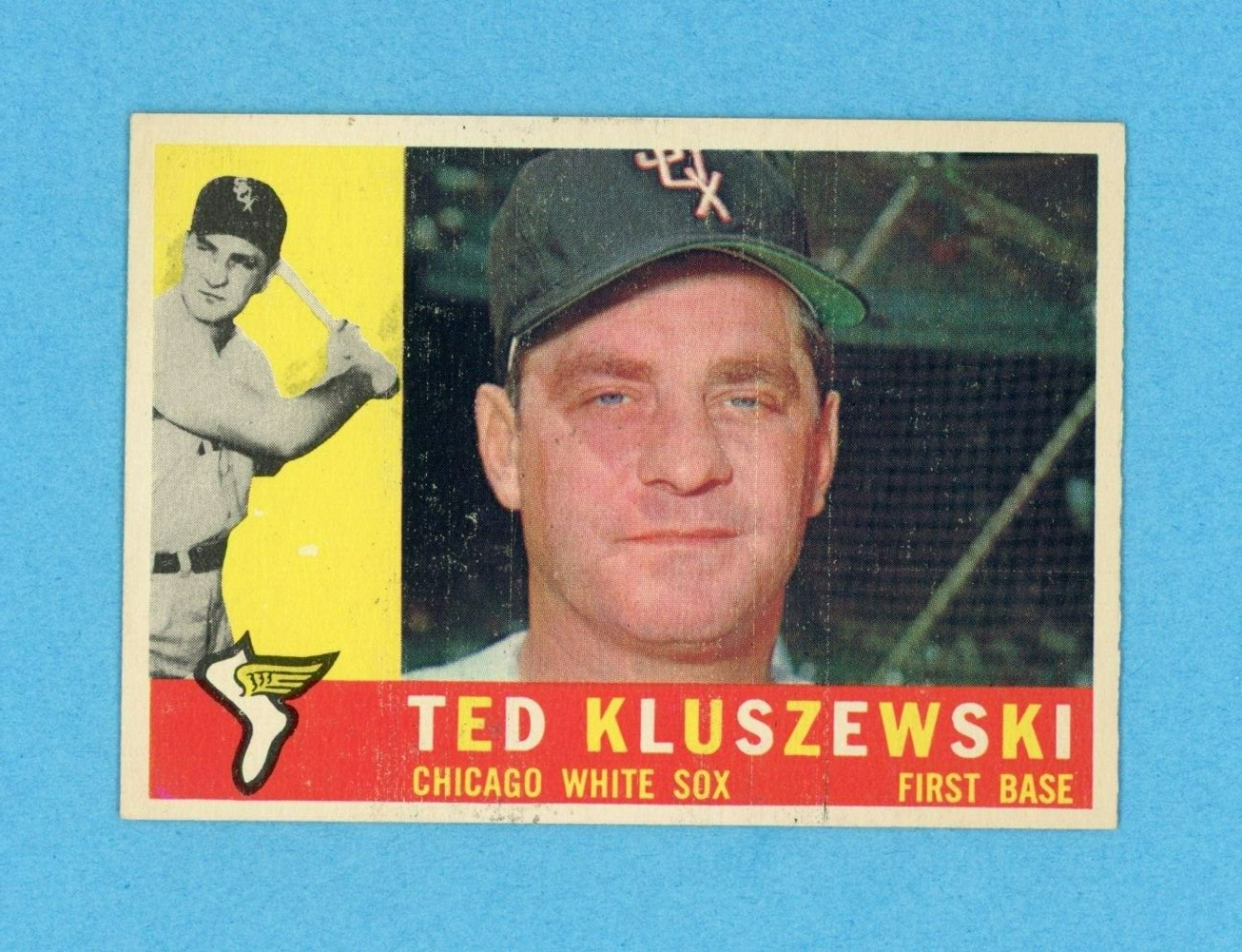 1960 Topps #505 Ted Kluszewski Chicago White Sox Baseball Card Ex/Mt ap pl rcrse