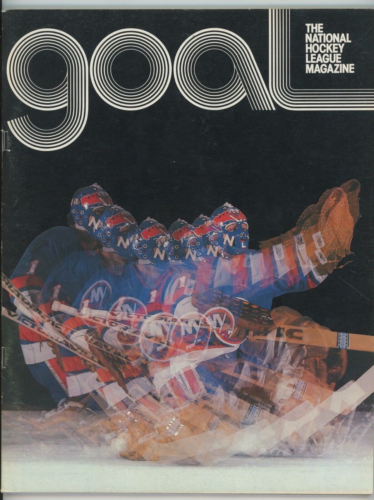 Goal 4/3/77 NY Islanders vs. NY Rangers NHL Program