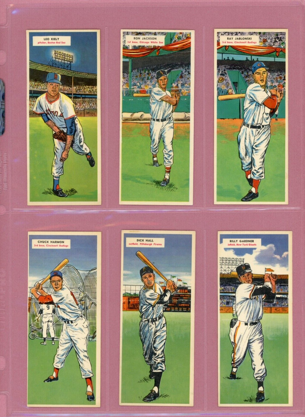 1955 Topps Double Headers Starter Set Lot of 34 Diff Baseball Cards mixed grades