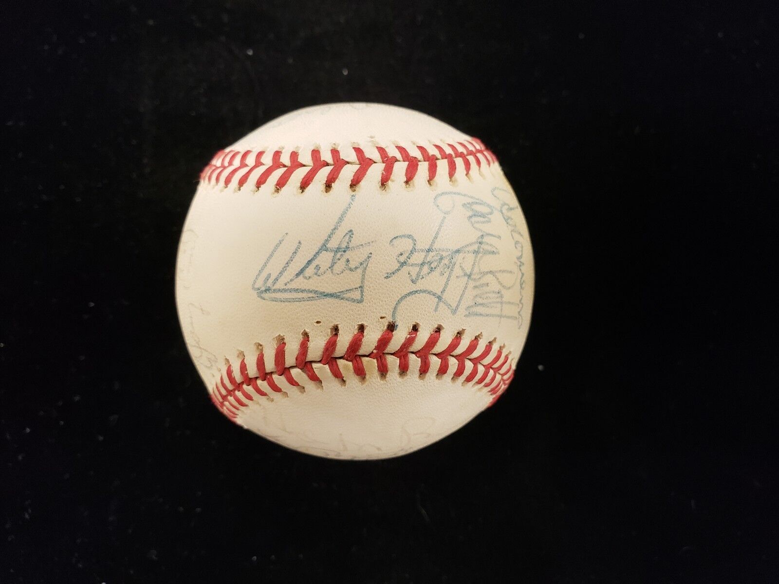 1977 Kansas City Royals Autographed Baseball - 23 Signatures - JSA LOA