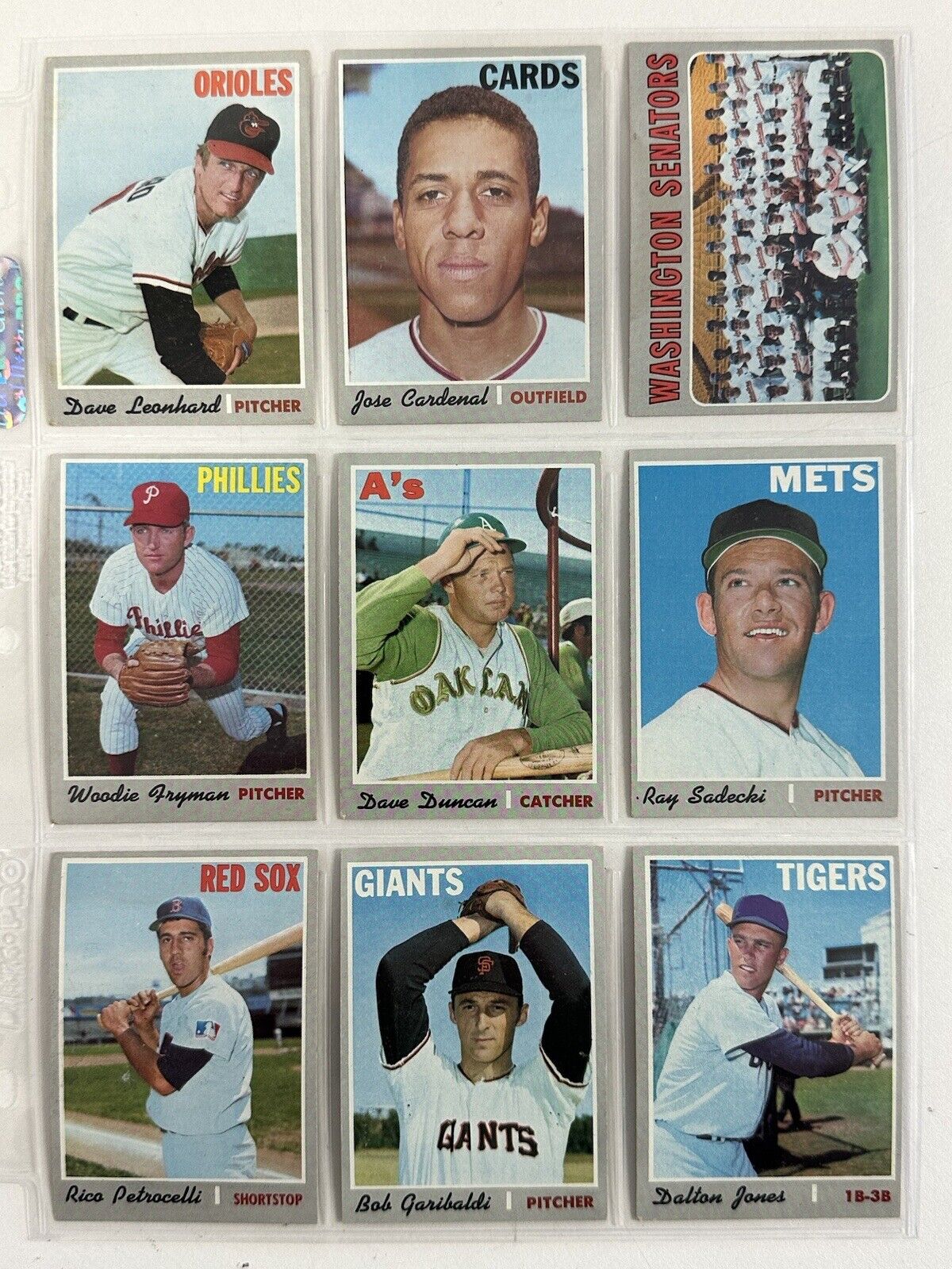 1970 Topps Baseball High Numbers Starter Set / Lot of 90 Different VG-EX/EX