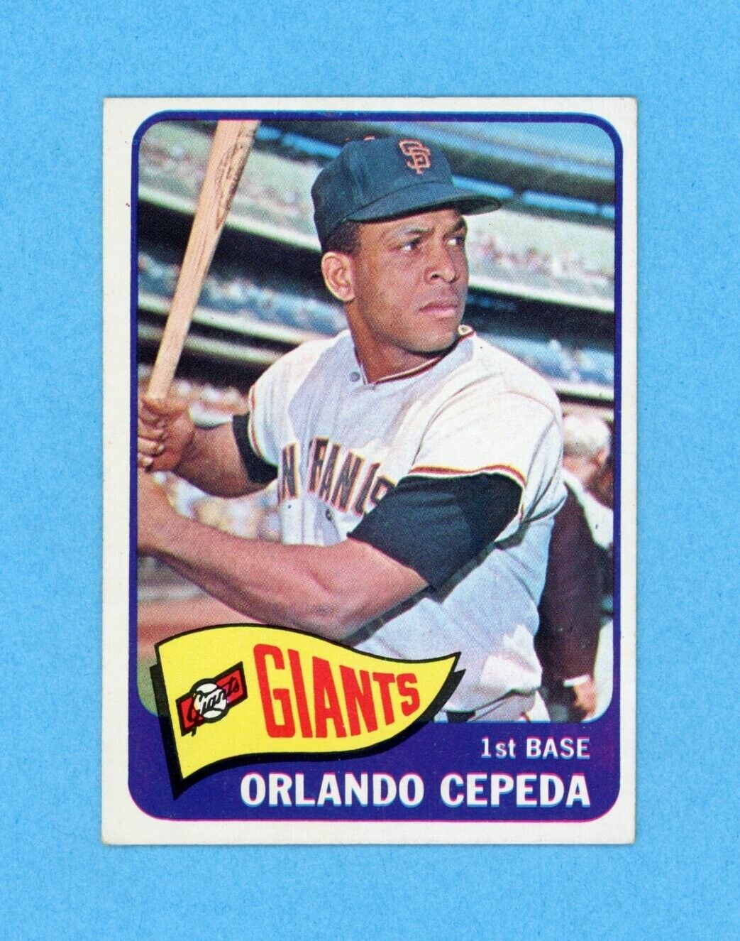 1965 Topps #360 Orlando Cepeda San Francisco Giants Baseball Card EX+ wtr