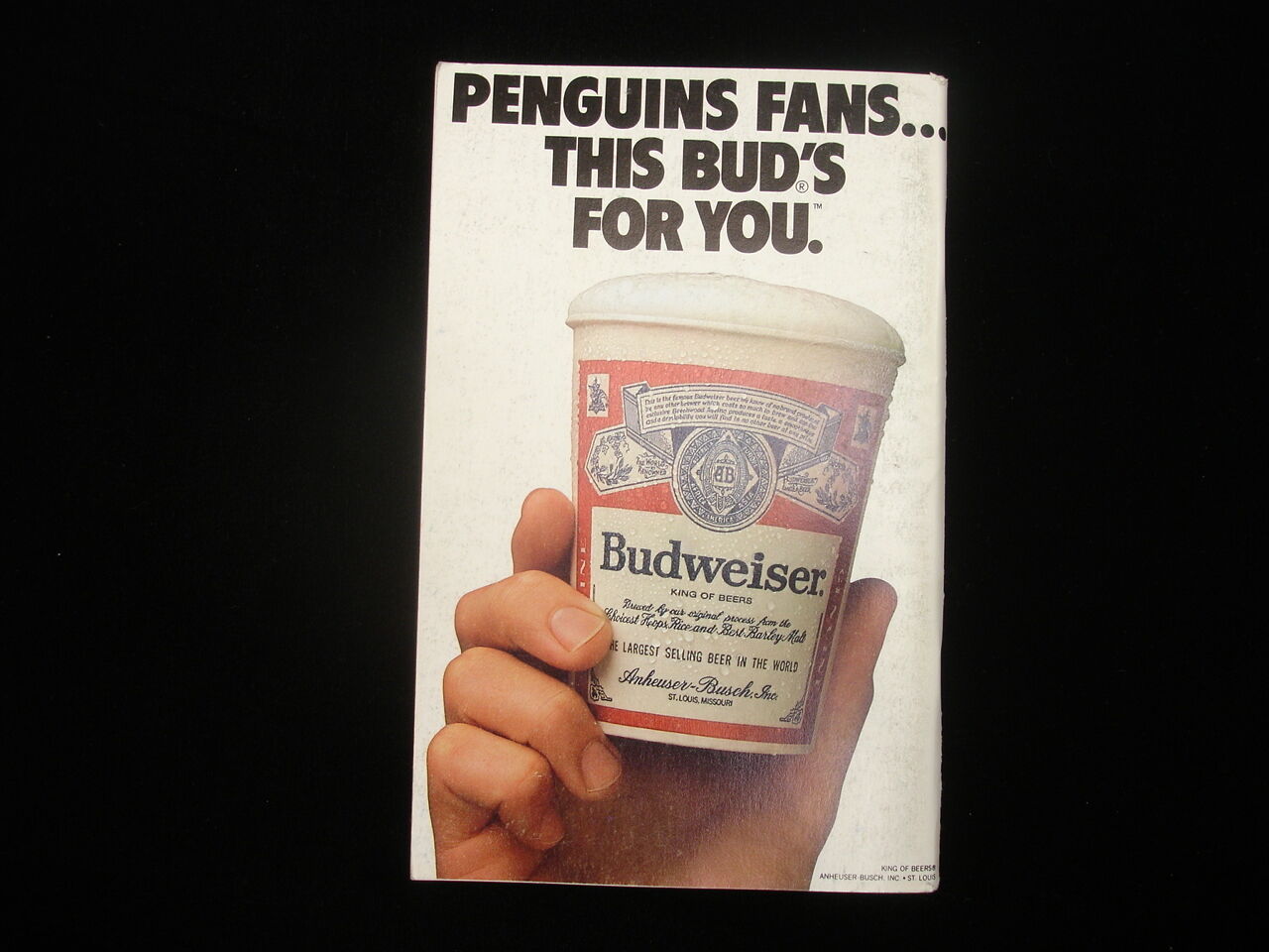 1983-84 Pittsburgh Penguins Hockey Media Guide