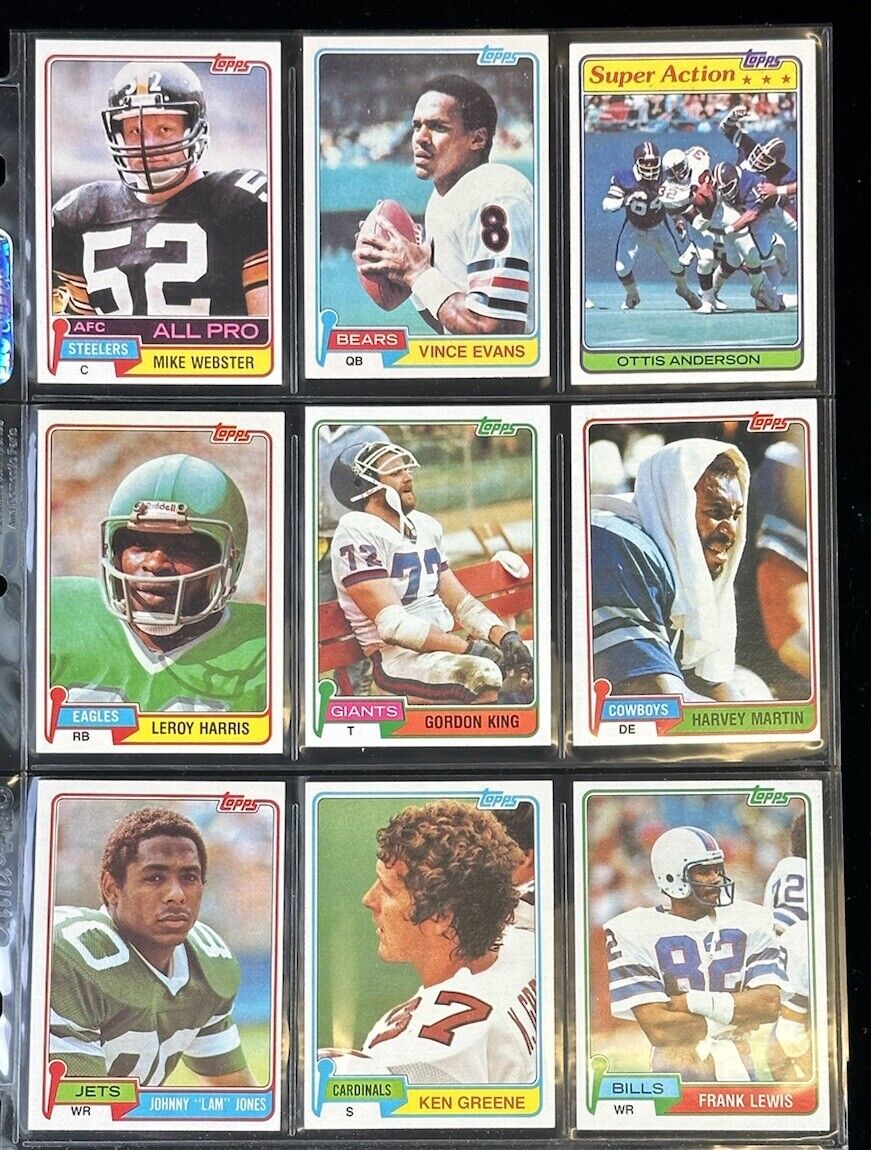 1981 Topps Football Near Complete Set 527/528 NM-MT - missing: Montana Rookie