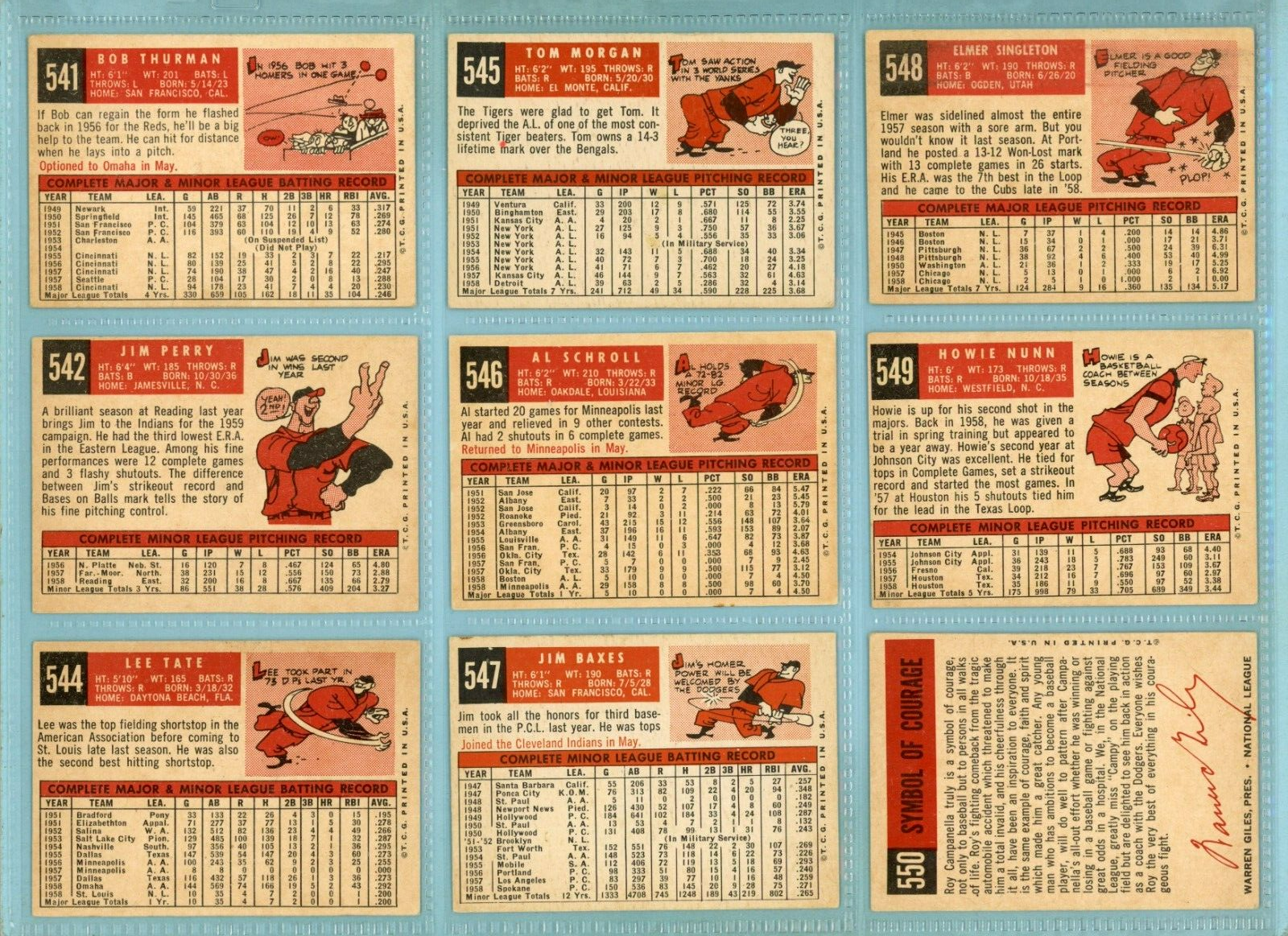 1959 Topps Starter Set Lot of 48 Different High Number Baseball Cards EX fbsl