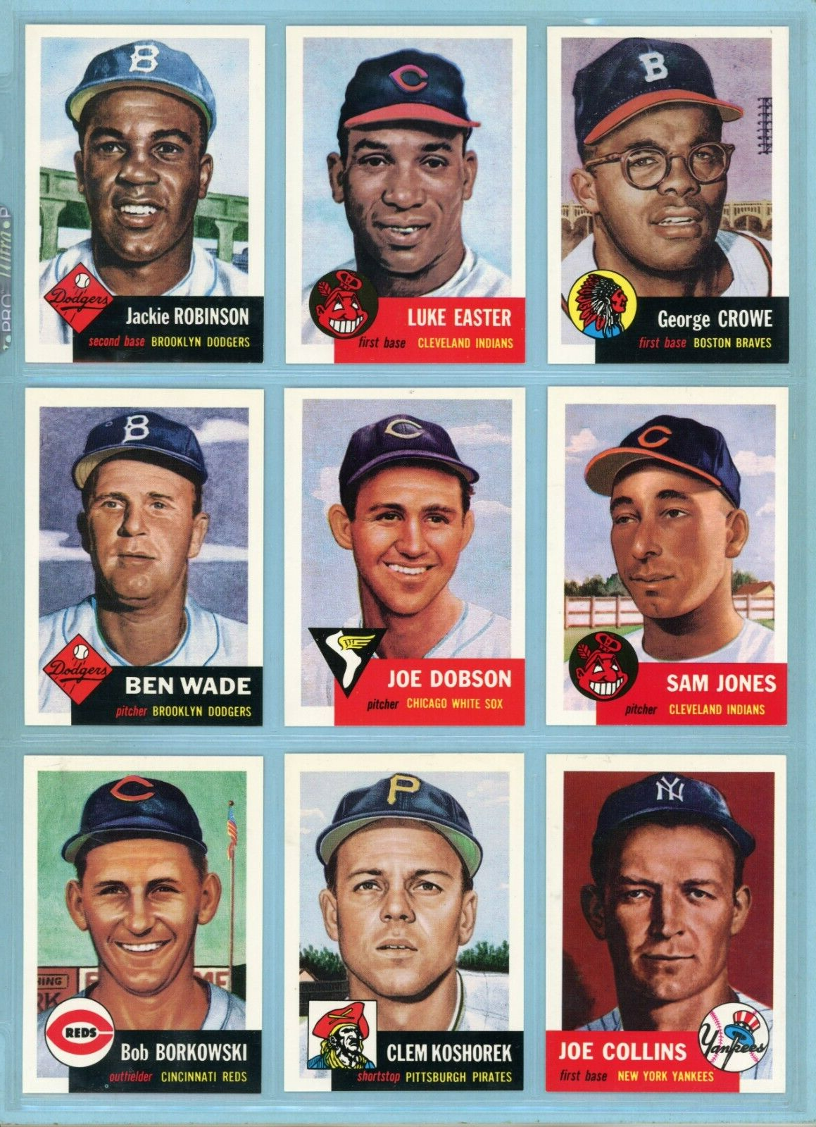 1991 Topps 1953 Topps Archives Complete Set of 330 Baseball Cards NM