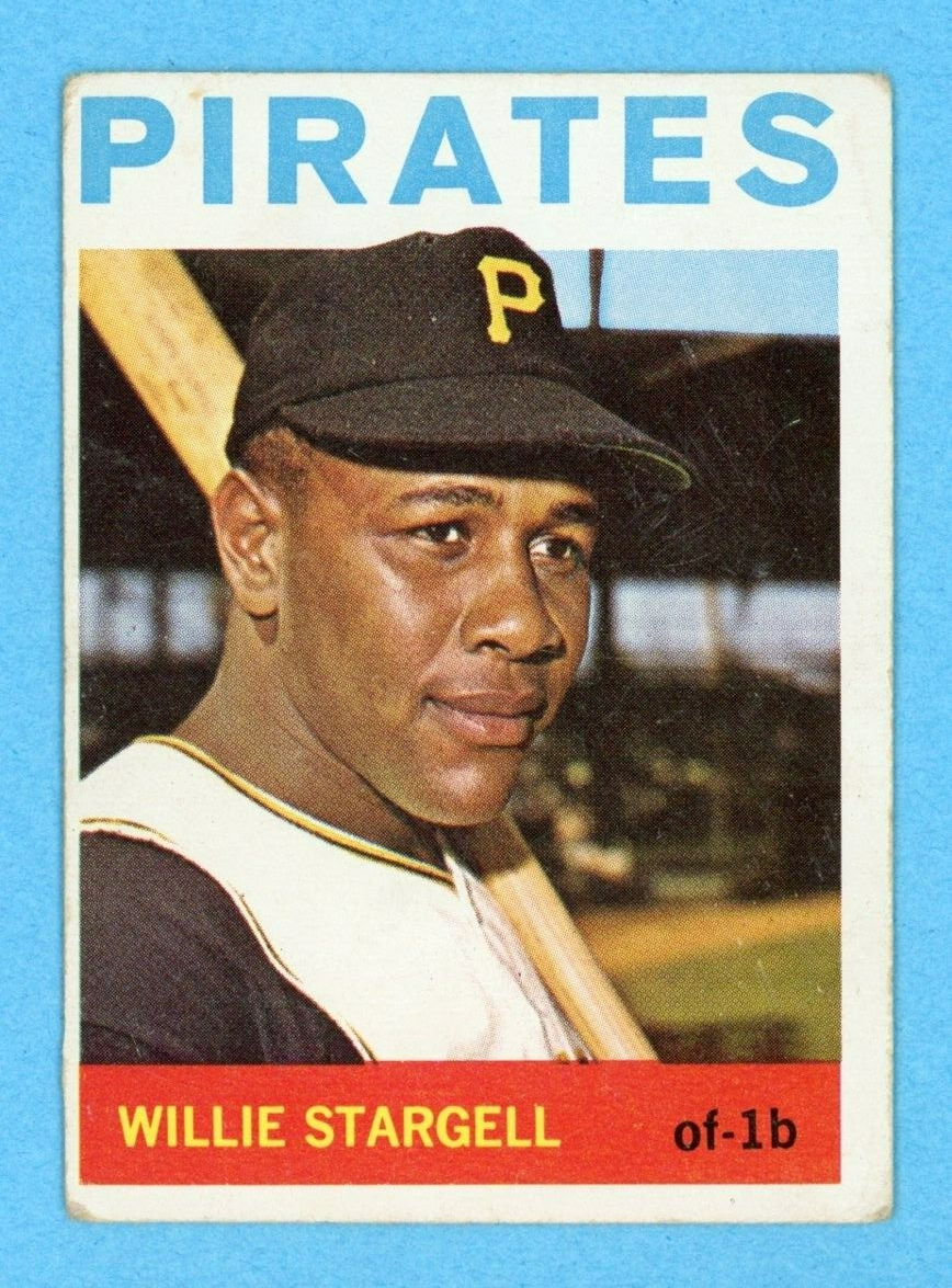 1964 Topps #342 Willie Stargell Pittsburgh Pirates Baseball Card Low Grade