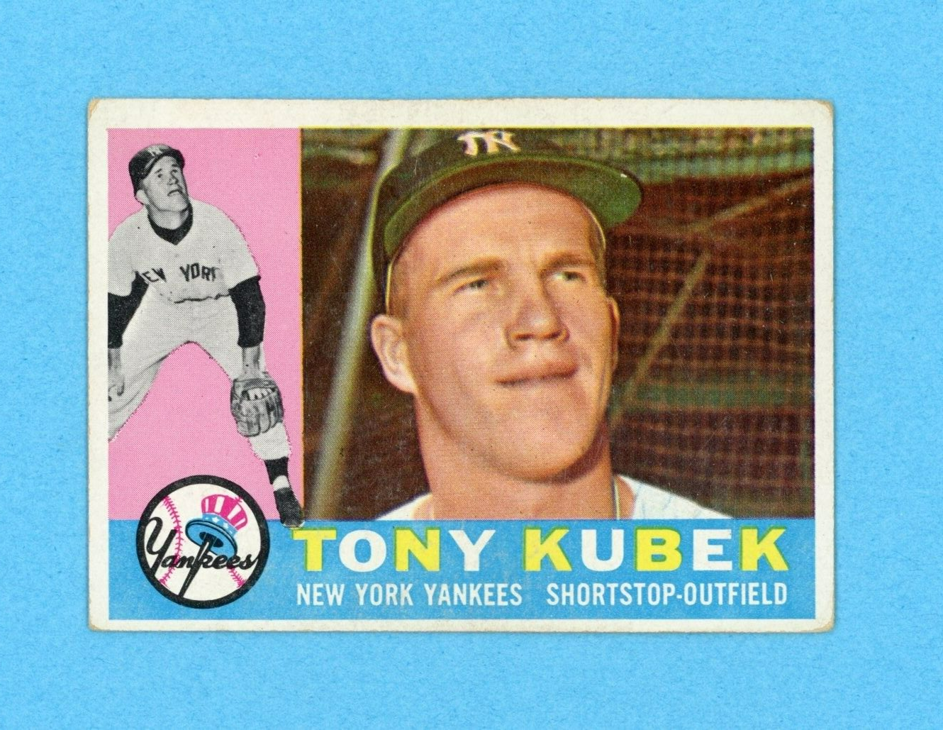 1960 Topps #83 Tony Kubek New York Yankees Baseball Card Vg/Ex