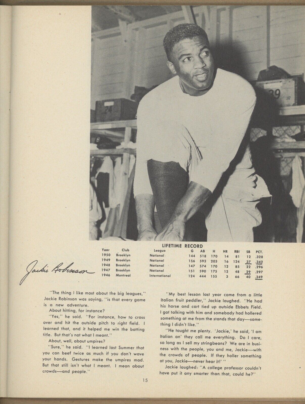 1951 Brooklyn Dodgers Yearbook • 4th Printing