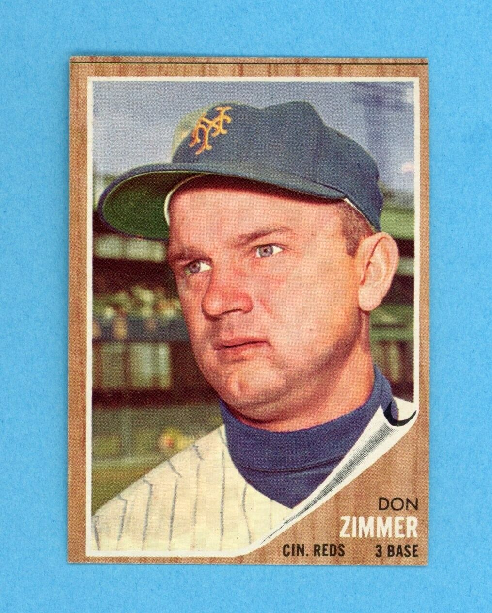 1962 Topps #478 Don Zimmer New York Mets Baseball Card NM o/c prt ln tp