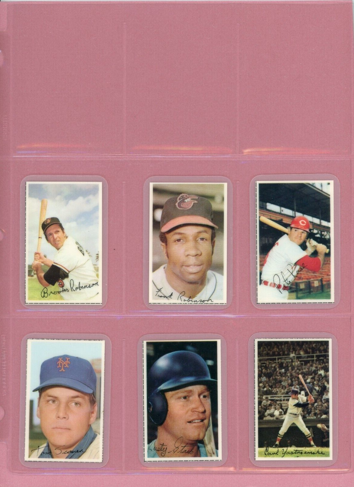 1971 Dell All-Stars Complete Set of 24 Baseball Cards NM Laminated Variation