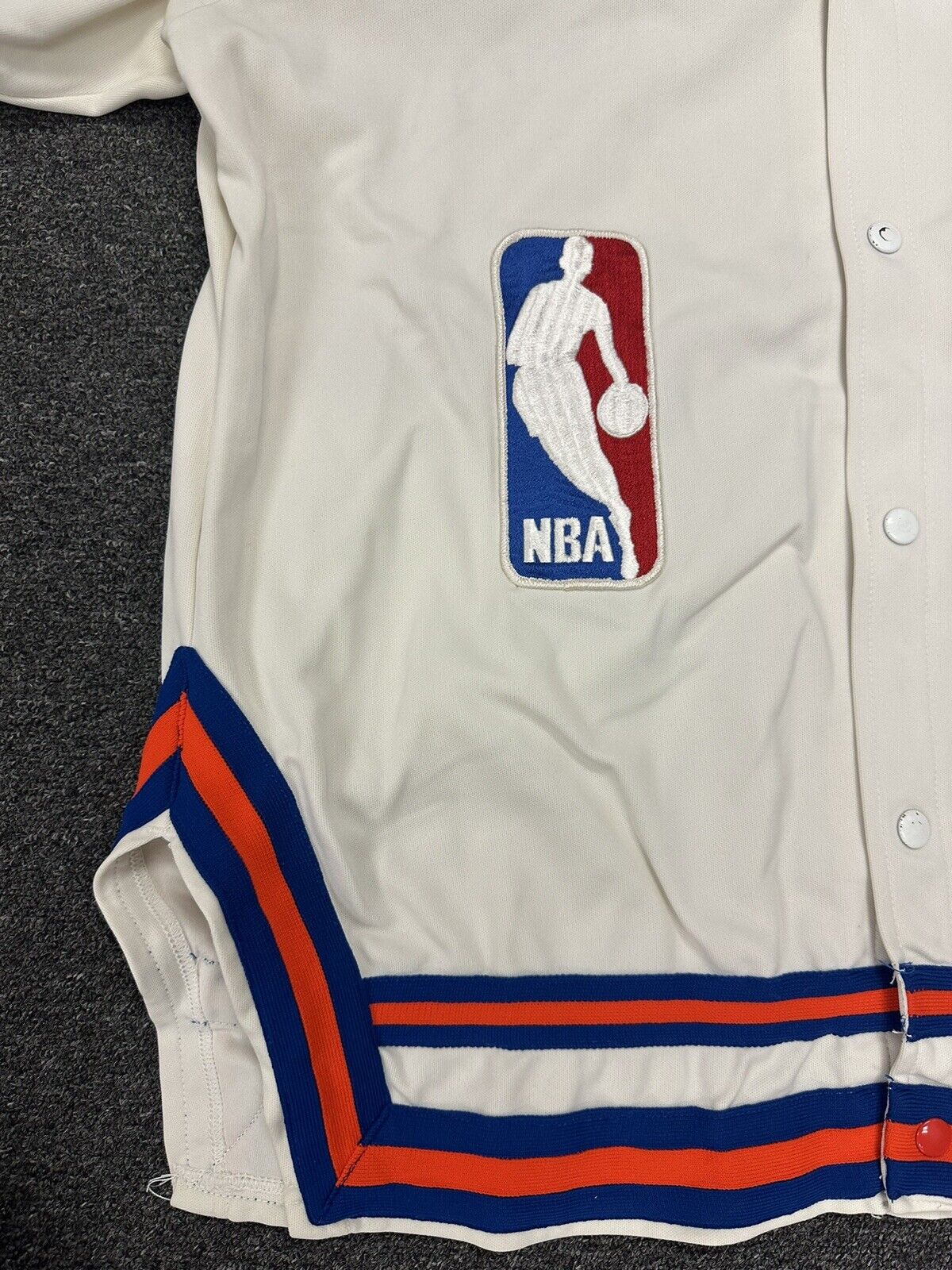 1982-86 Ernie Grunfeld New York Knicks Game Used NBA Warmup Jacket & Pants #18