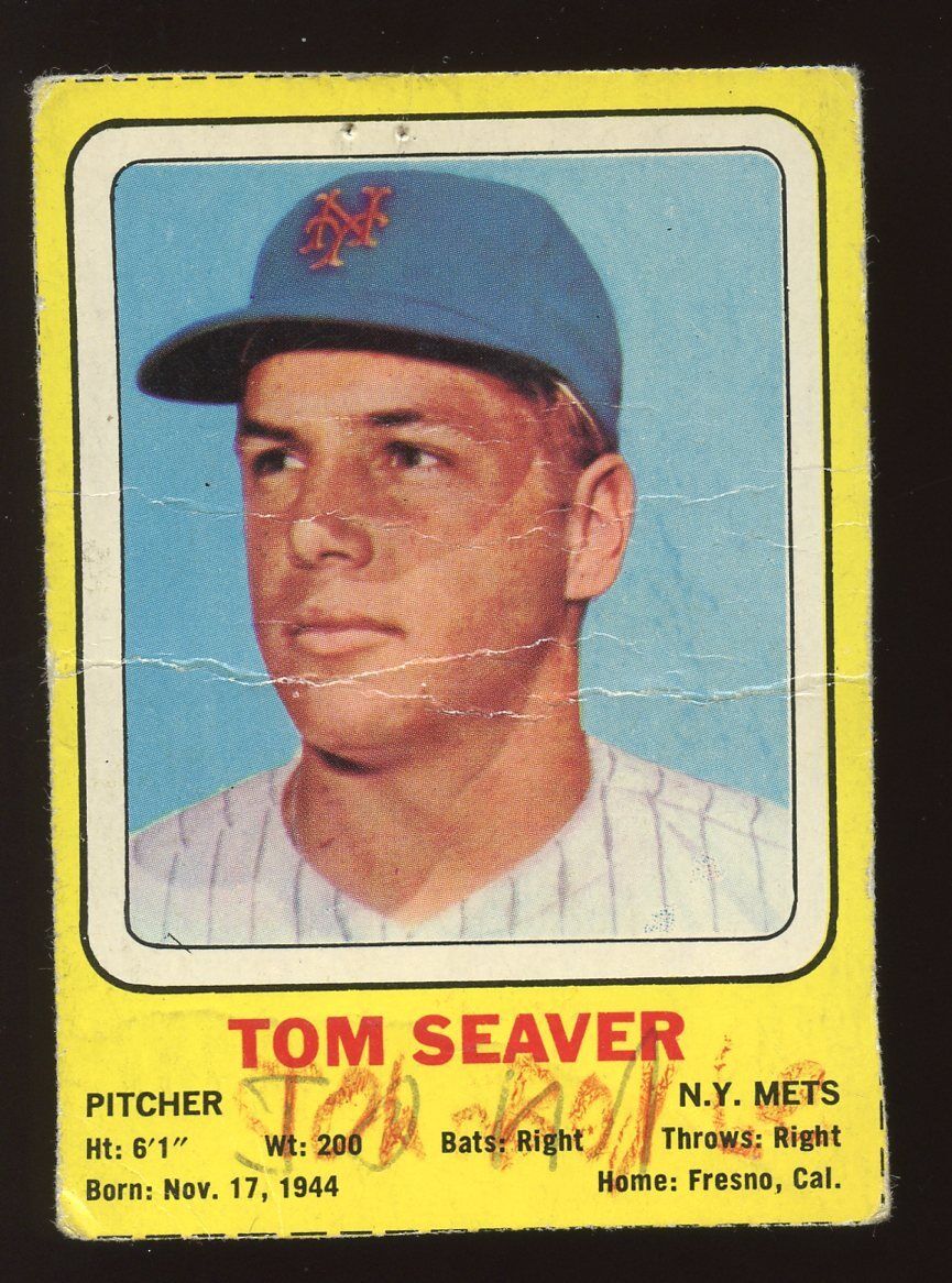 1969 Transogram Baseball Tom Seaver New York Mets