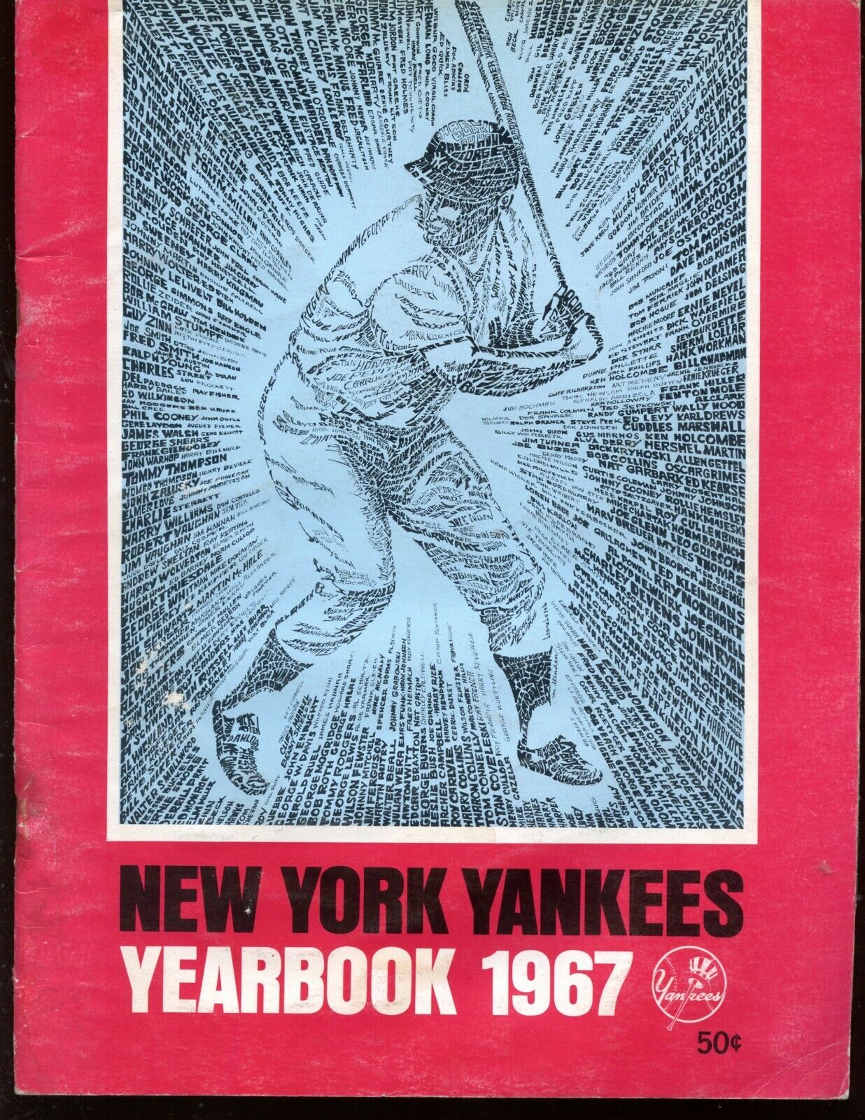 1967 New York Yankees Yearbook VGEX