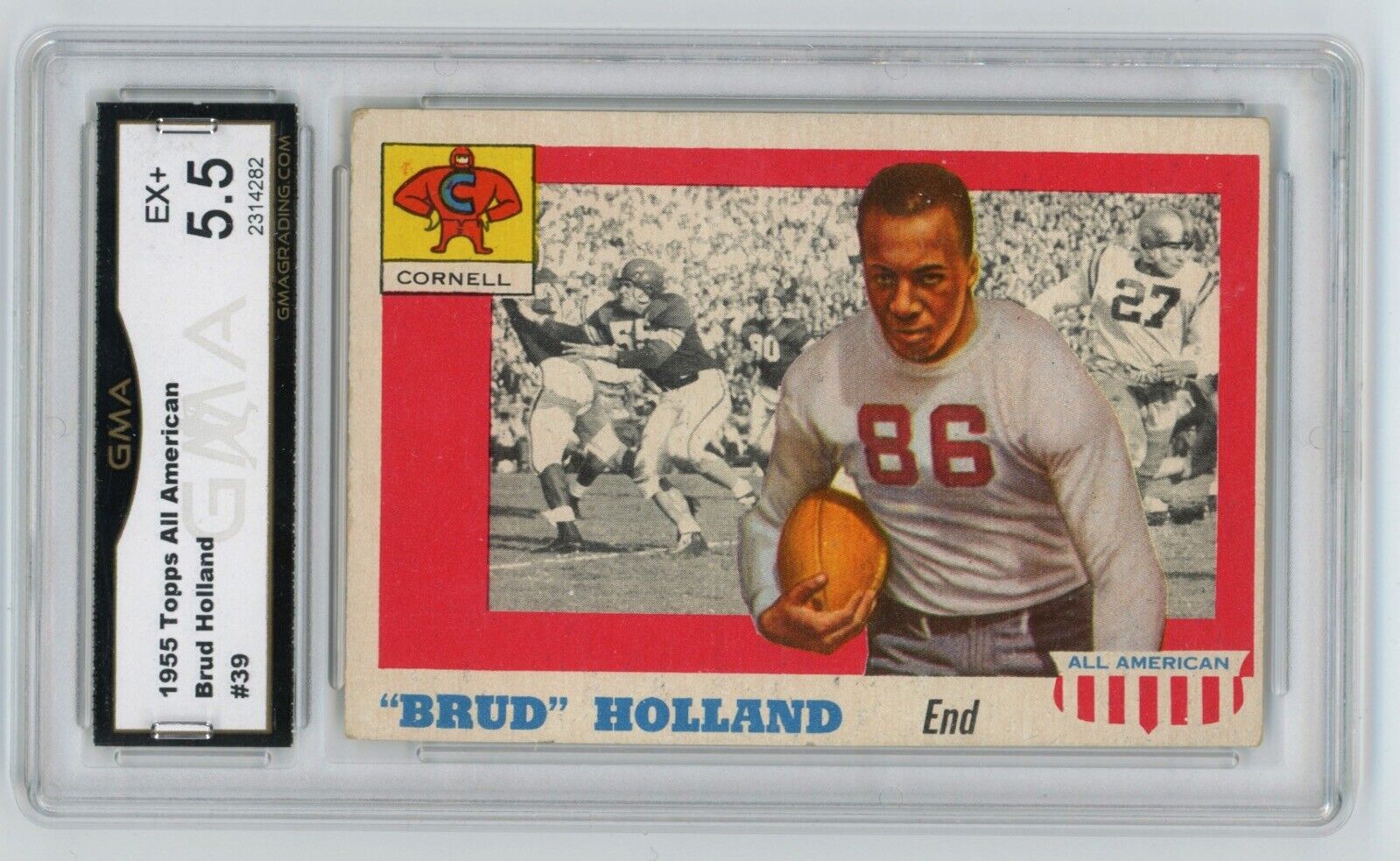 Brud Holland 1955 Topps All American #39 EX+