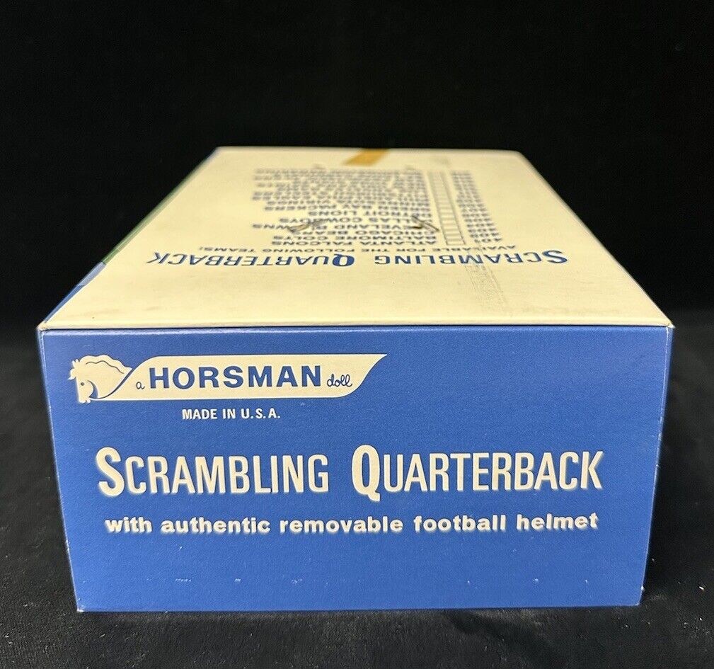 circa 1970’s New York Giants Scrambling Quarterback Horsman Doll in Original Box