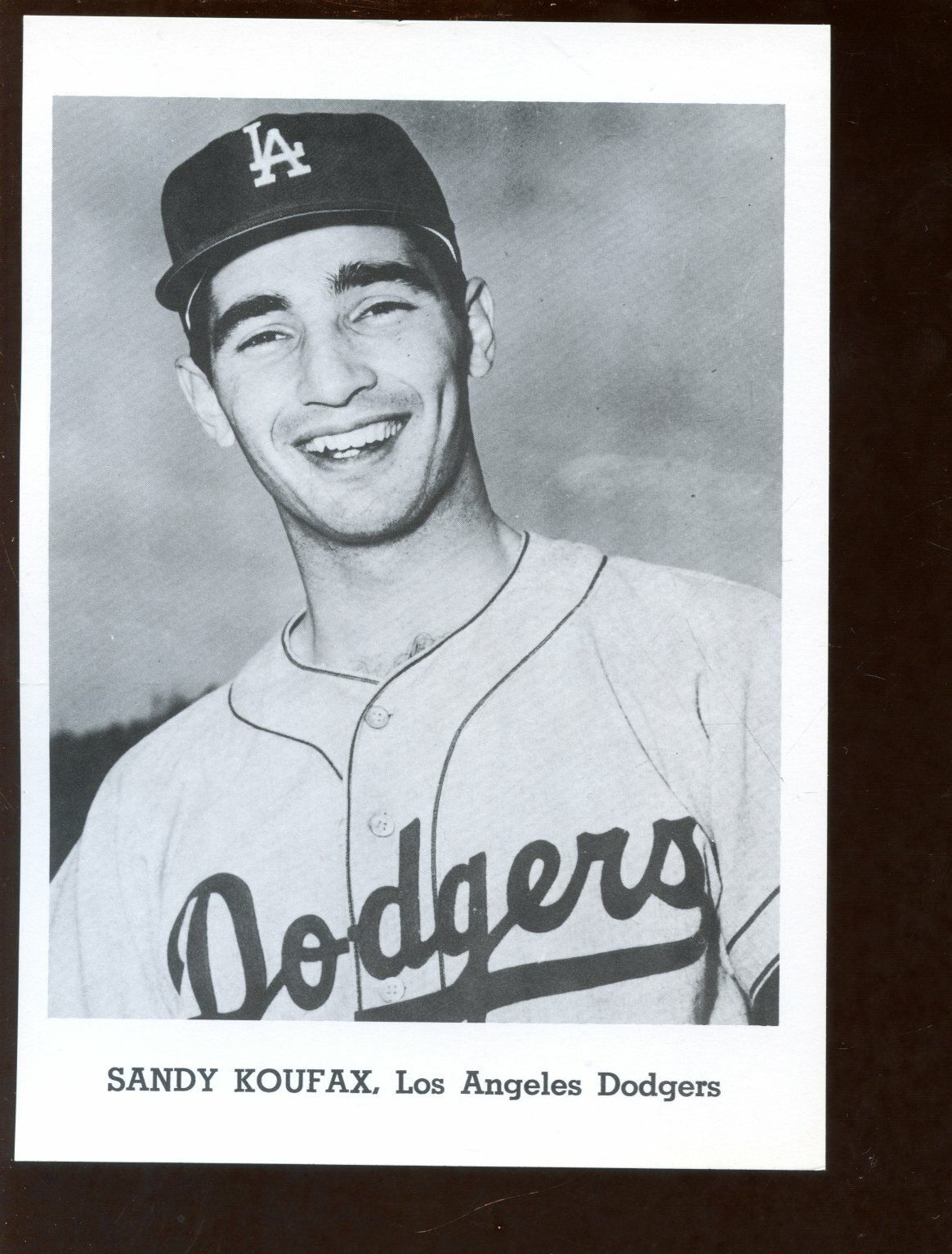 1960's Jay Publishing Los Angeles Dodgers Photo Sandy Koufax #3